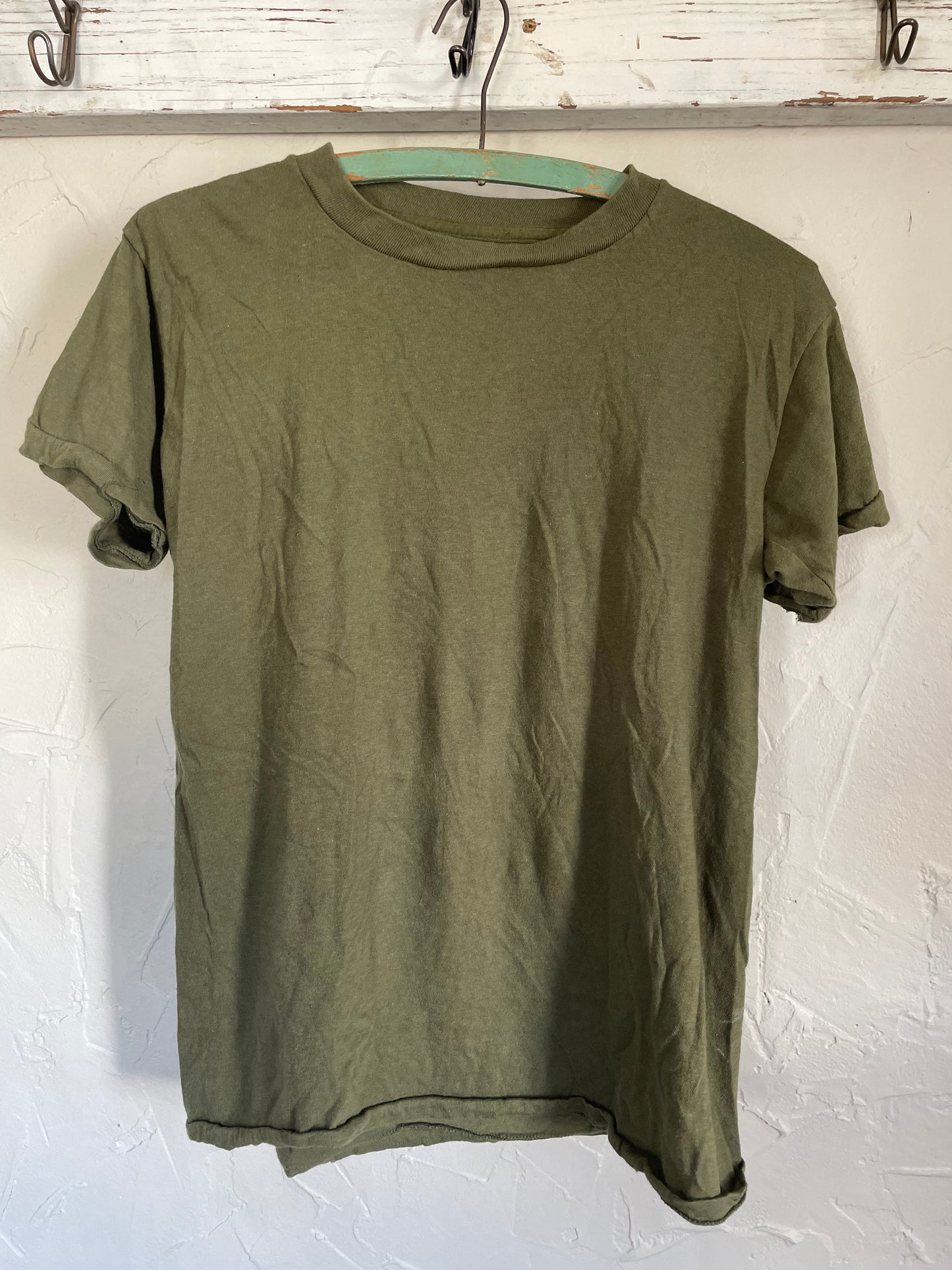 80s Green Military Undershirt