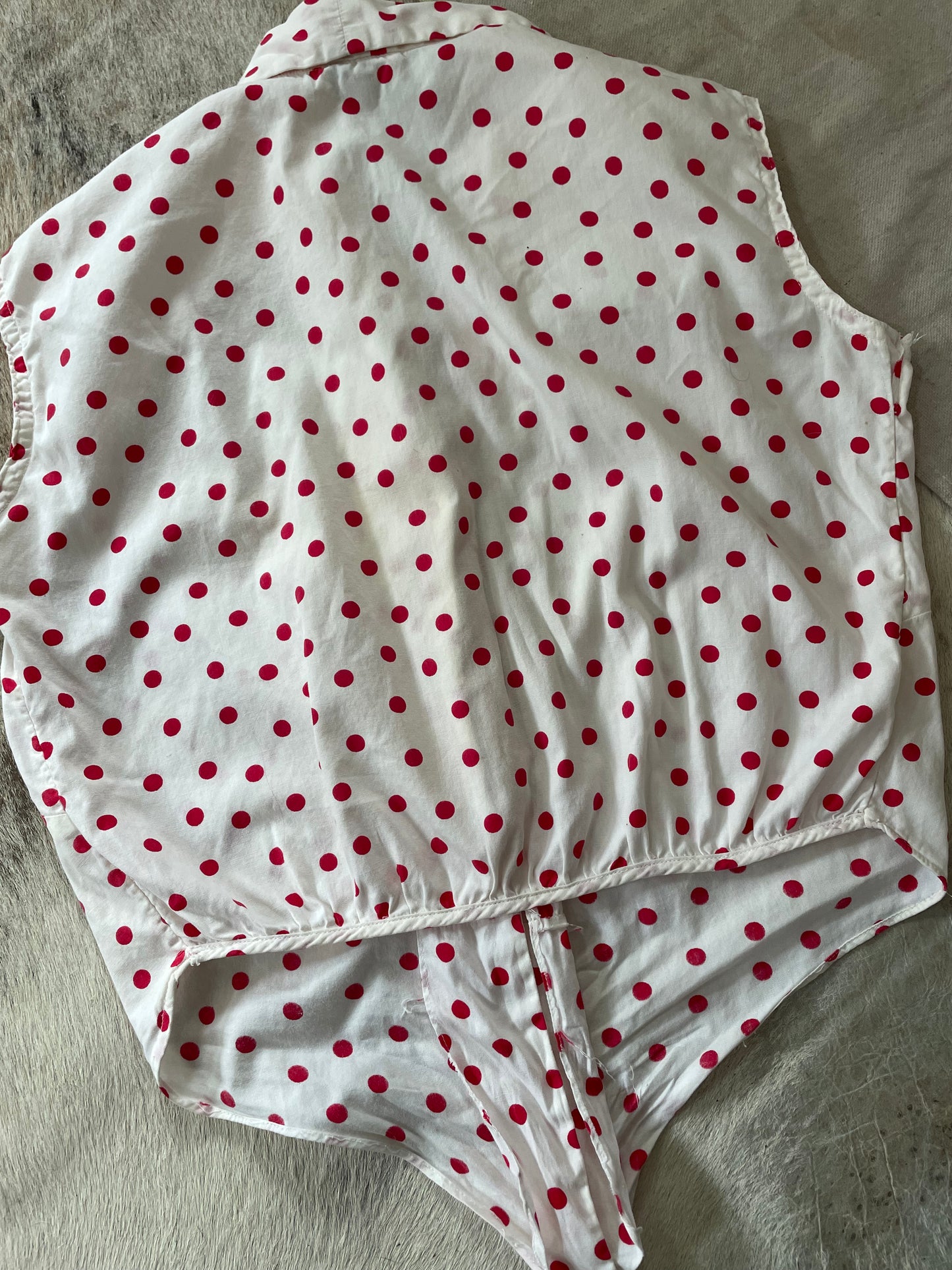 70s Polka Dot Crop Tank