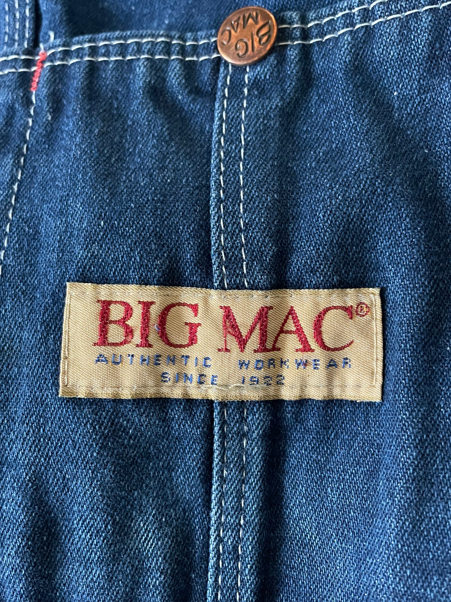 90s Big Mac Dark Wash Overalls