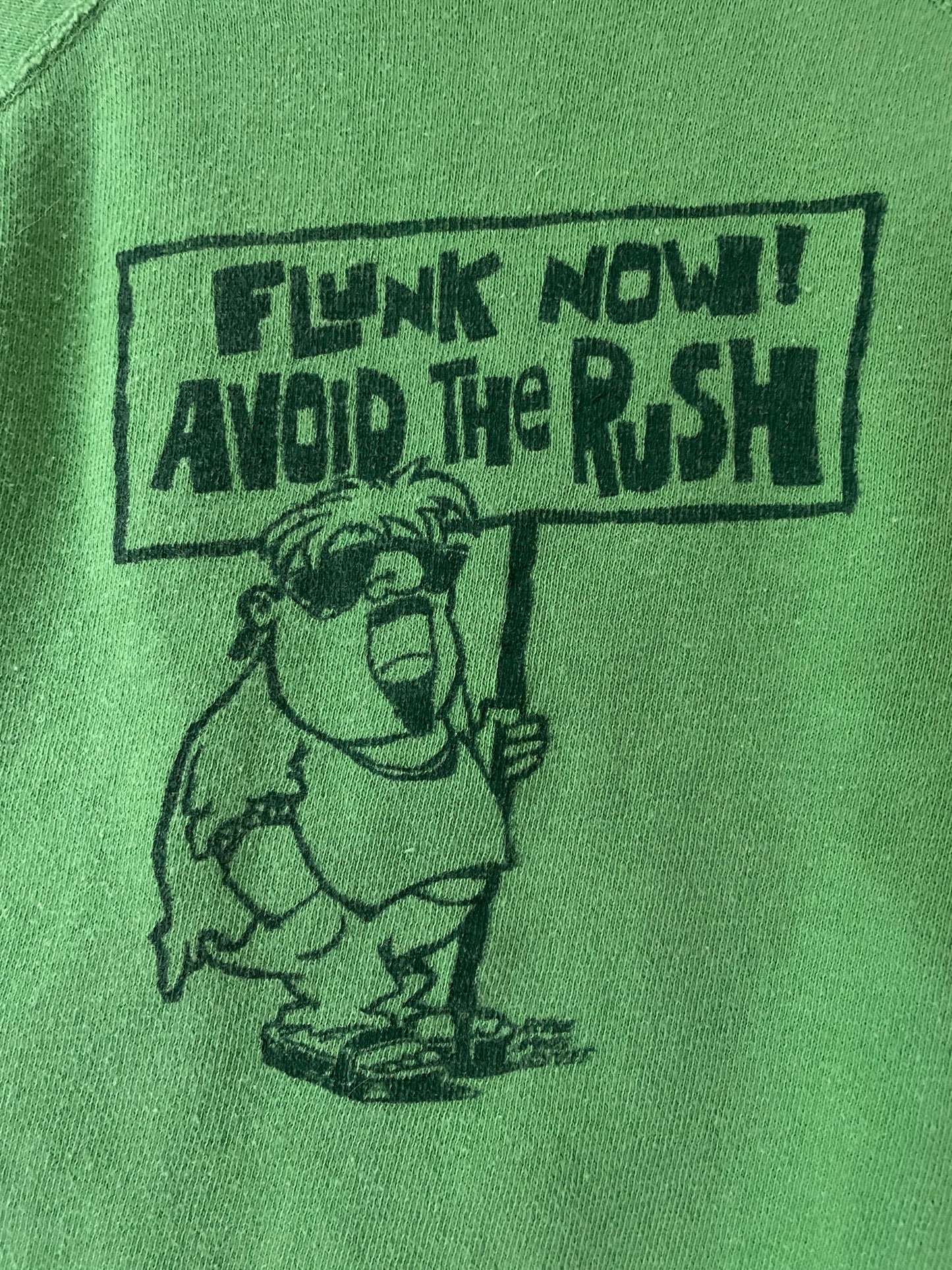 60s Flunk Now! Avoid The Rush Short Sleeve Sweatshirt