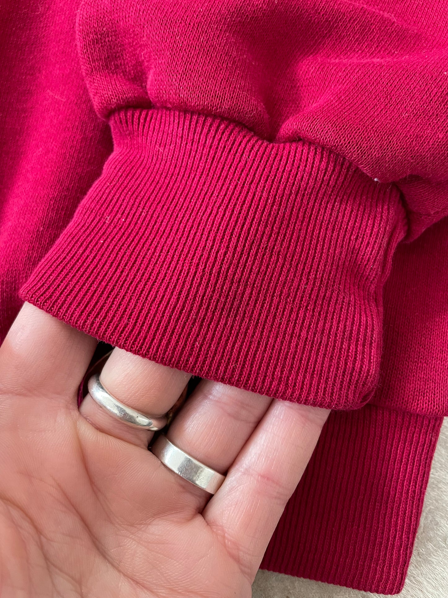 70s Blank Maroon Sweatshirt