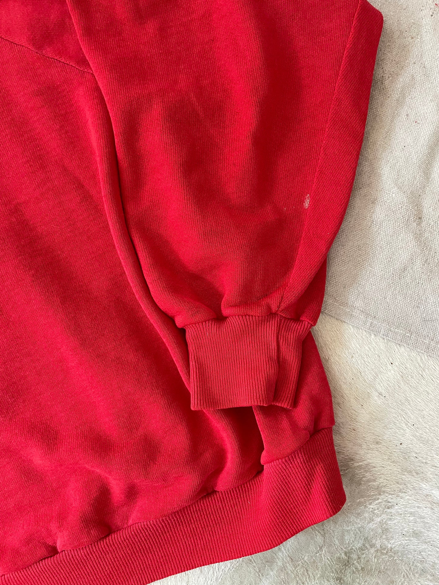 70s/80s Blank Red Sweatshirt