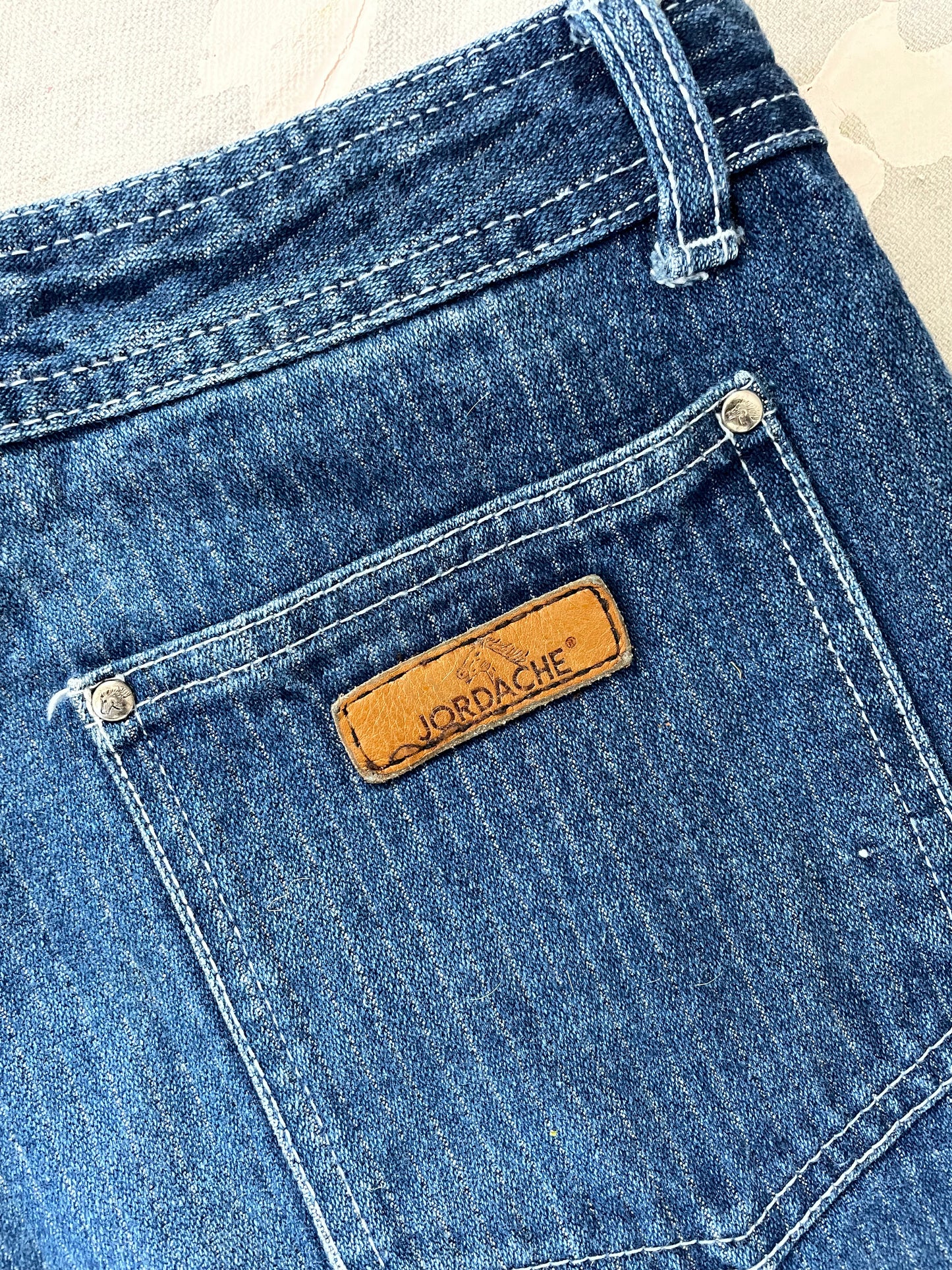 80s Jordache Pinstripe Jeans
