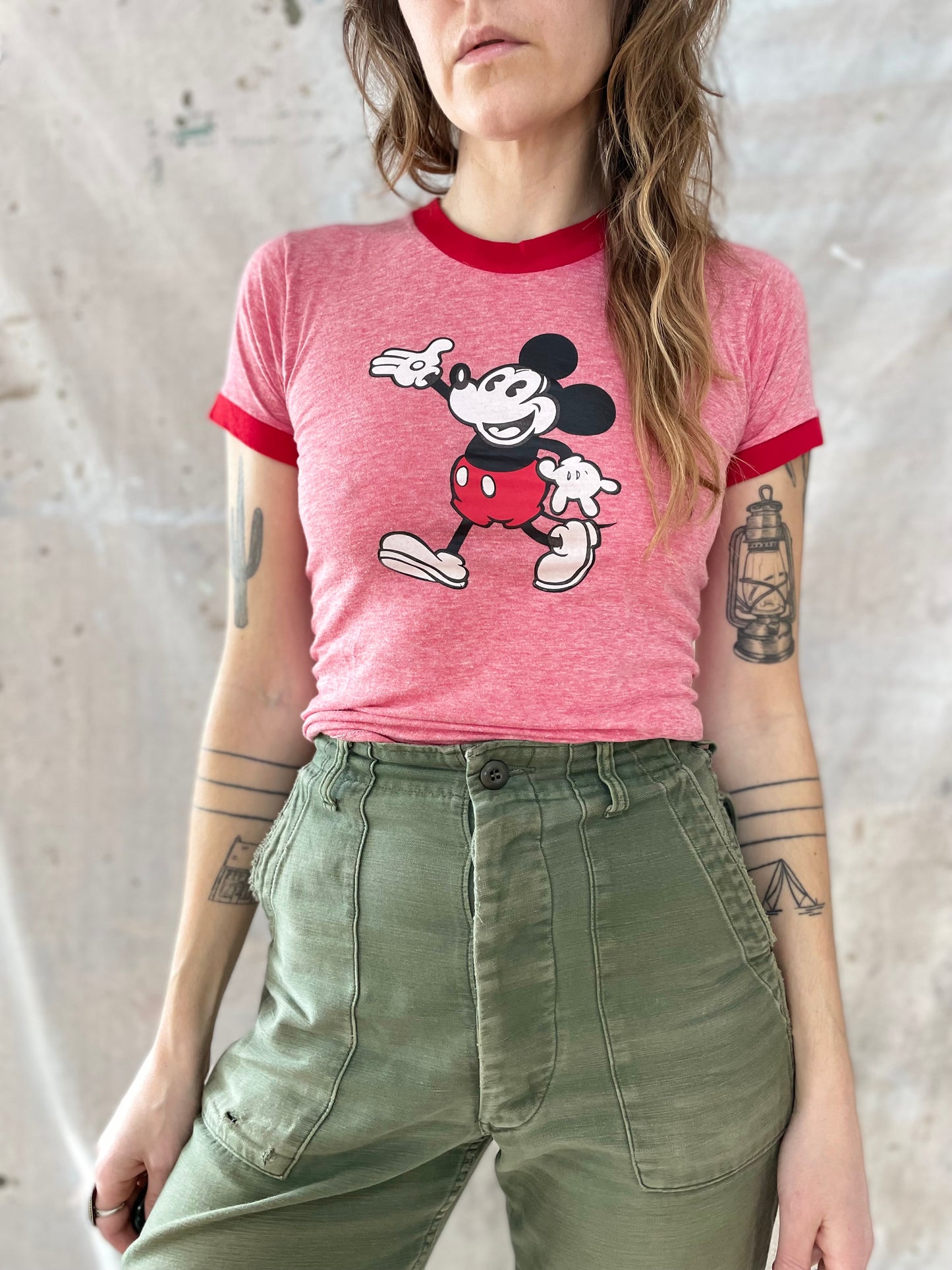 70s Mickey Mouse Ringer tee