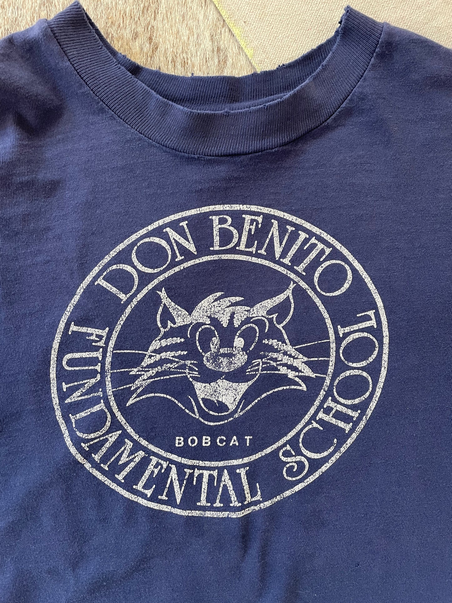 90s Don Benito Fundamental School Bobcats Tee