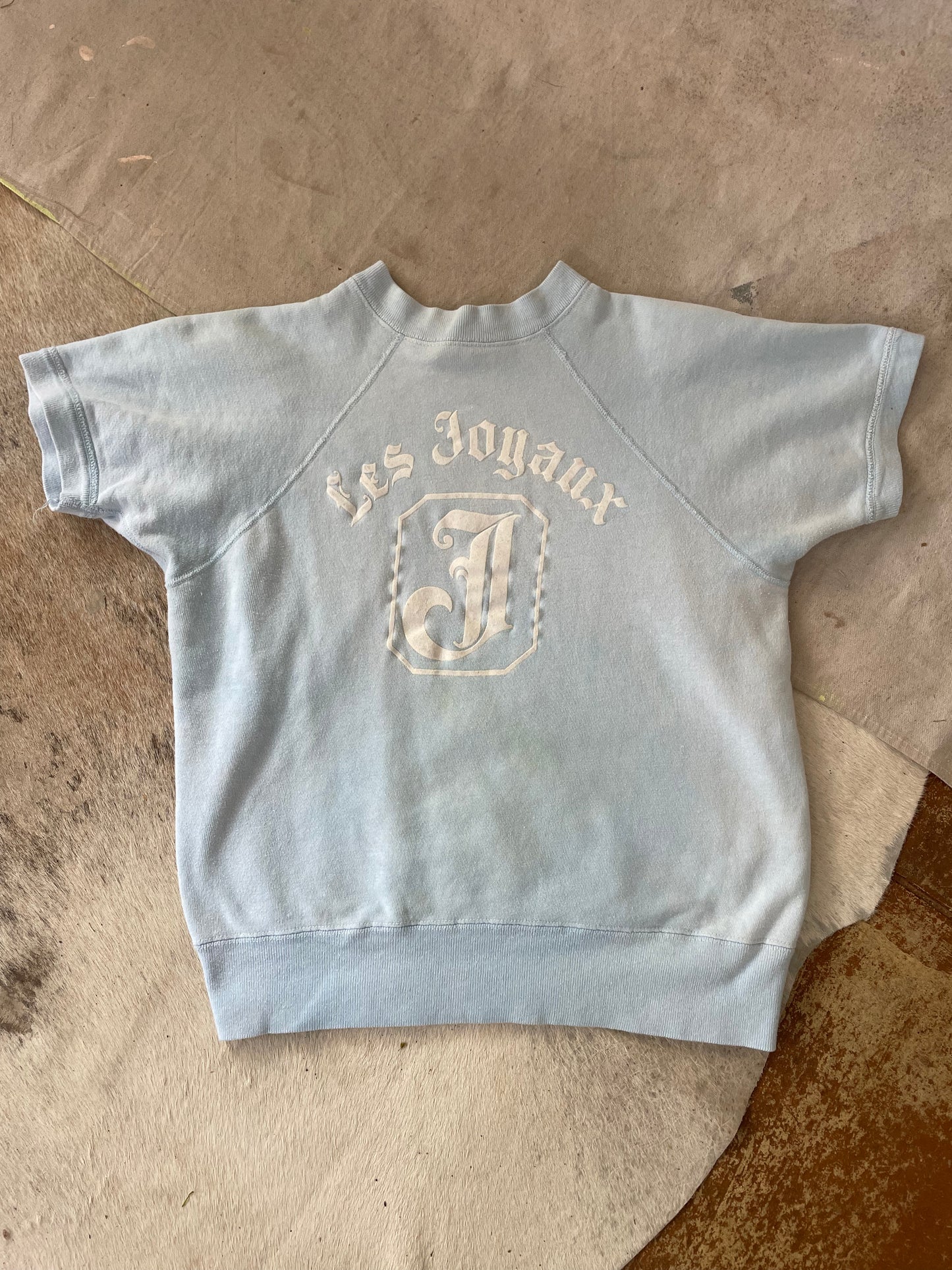 70s Les Joyaux Short Sleeve Sweatshirt