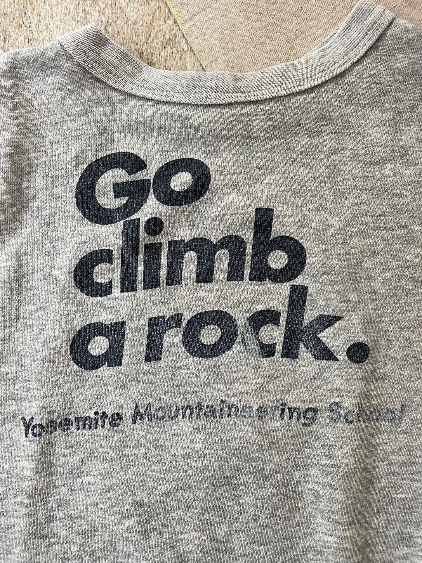 70s/80s Yosemite Mountaineering School: Go Climb A Rock Sweatshirt