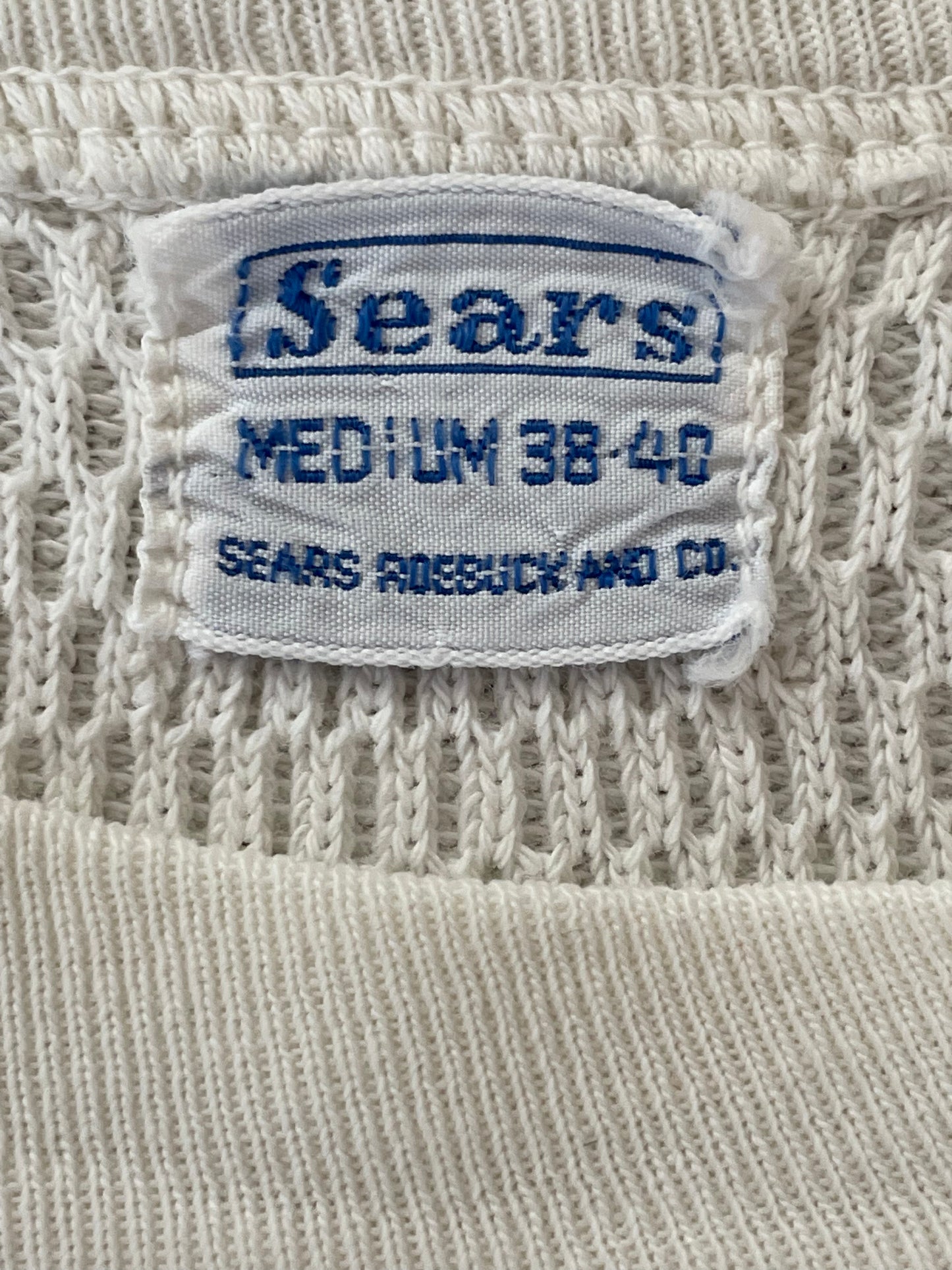 50s/60s Sears Roebuck and Co. Thermal Undershirt