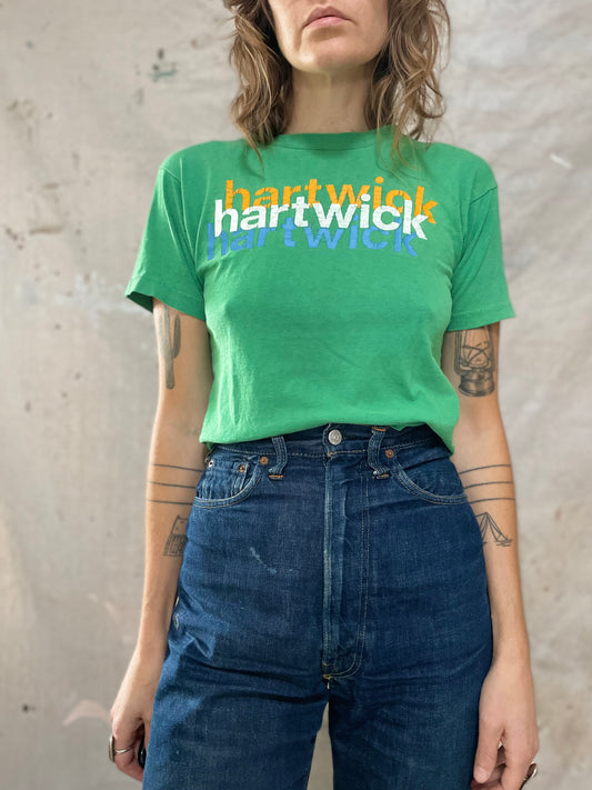 70s Champion Blue Bar Hartwick College Tee