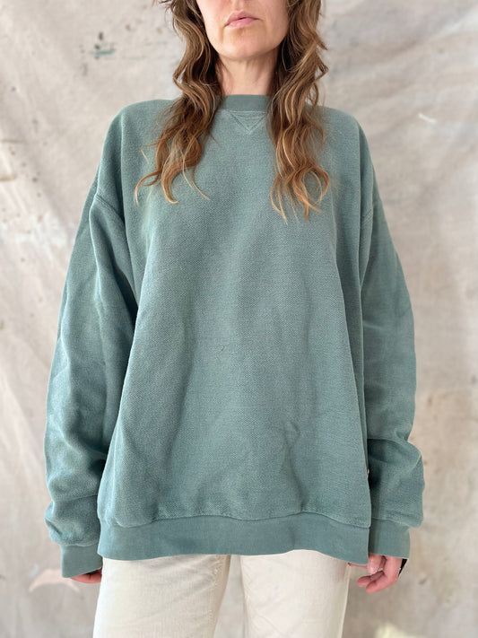 90s Blank Sage Green Sweatshirt