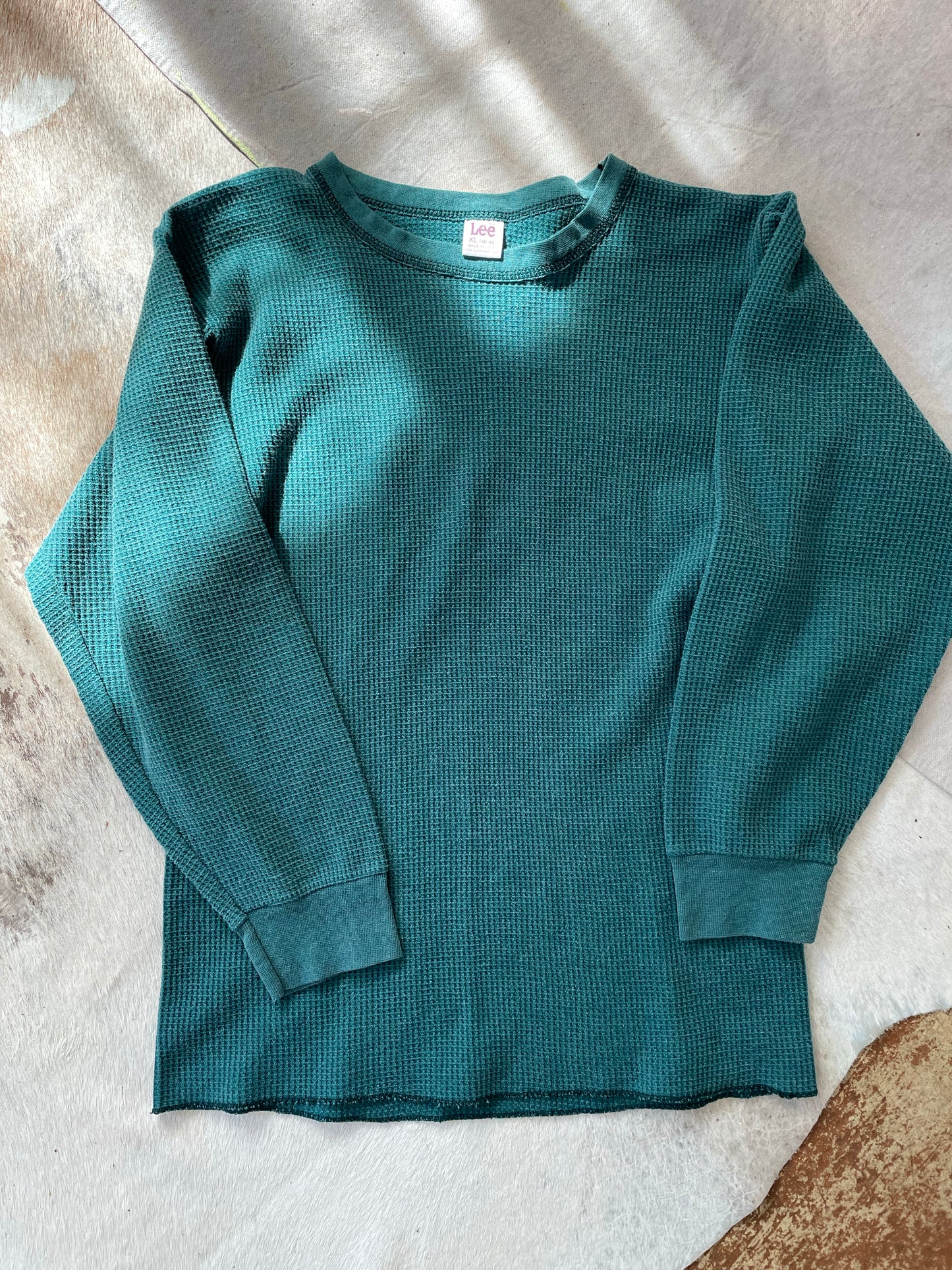 80s Lee Teal Thermal Shirt