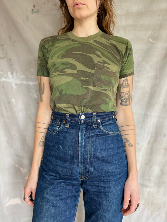 80s Camo Pocket Tee