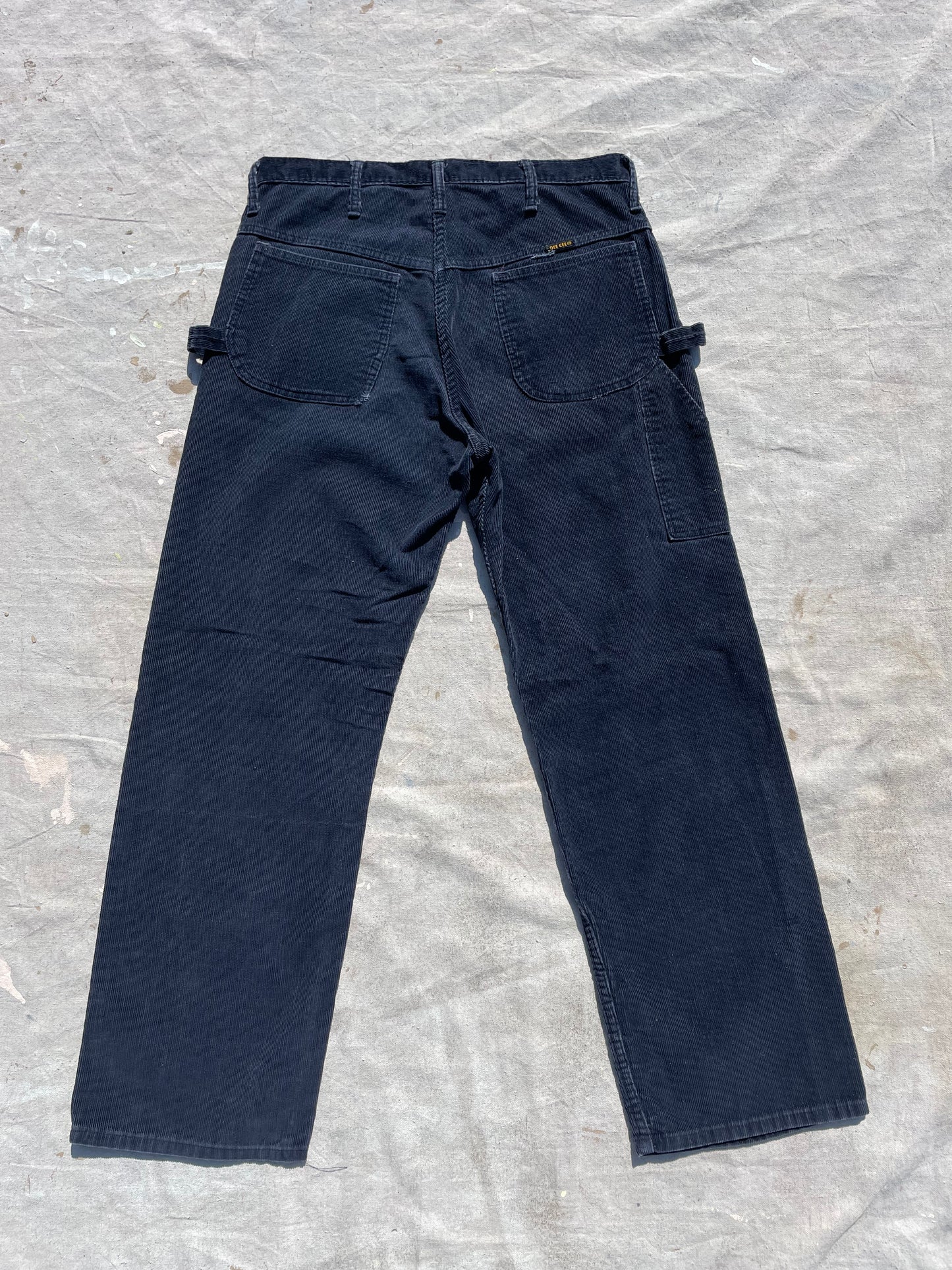 70s/80s Corduroy Navy Blue DeeCee Carpenter Pants