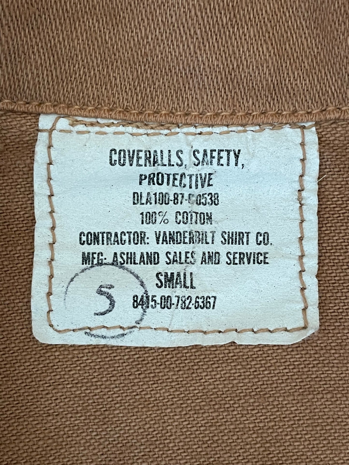 80s Army Protective Safety Coveralls