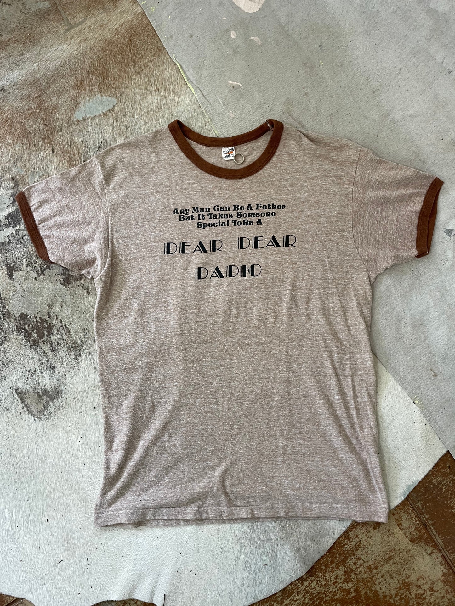 70s Dear Dear Dadio Ringer Tee