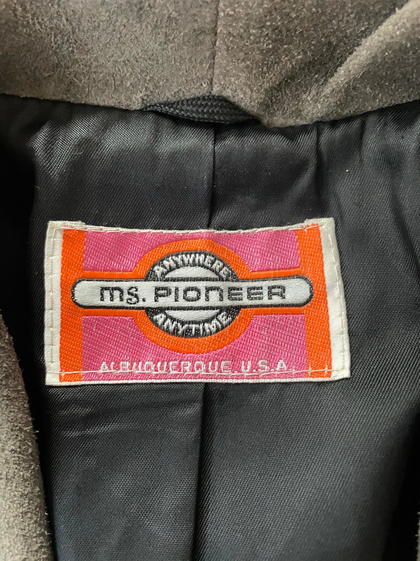 80s Ms. Pioneer Suede Western Jacket