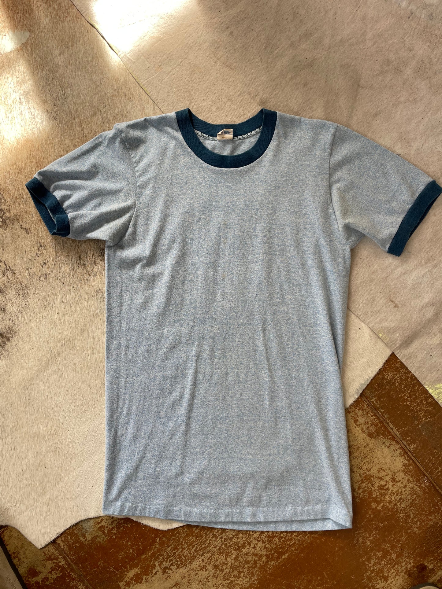 60s Penney’s Towncraft Blue Ringer Tee