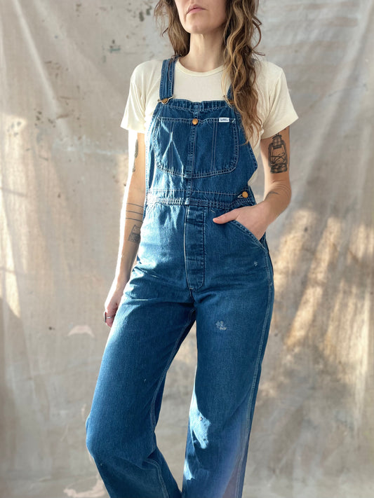 70s/80s Dark Wash Lee Overalls