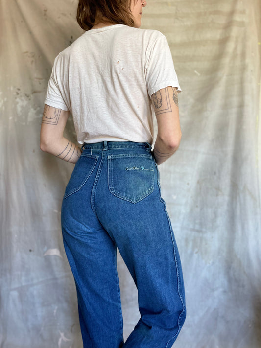 80s High Waist Seattle Blues Jeans