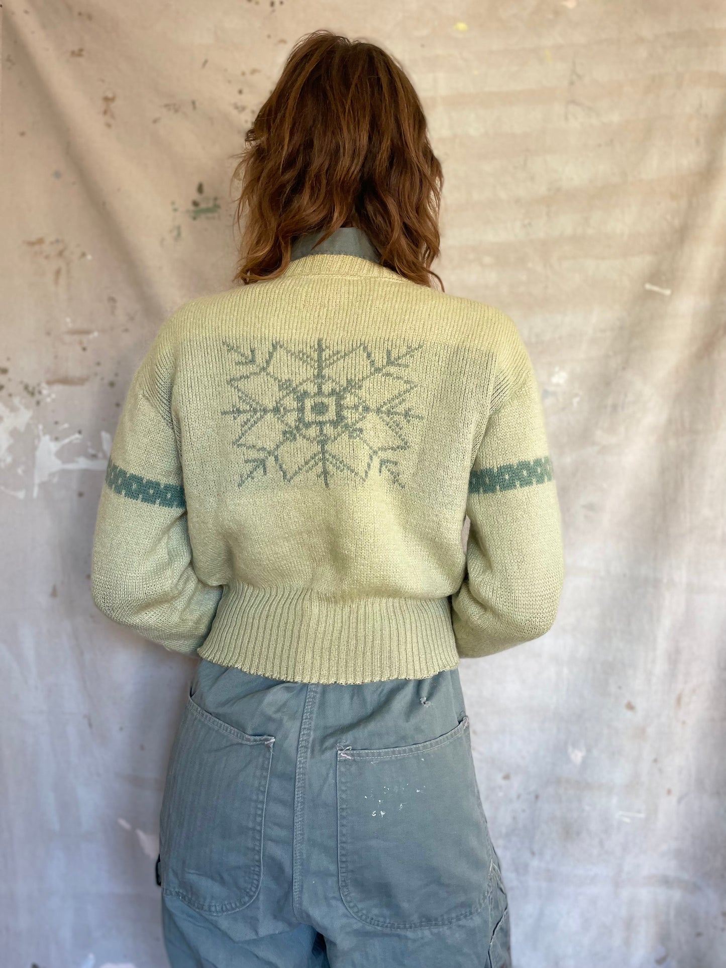 40s/50s Snowflake Sweater