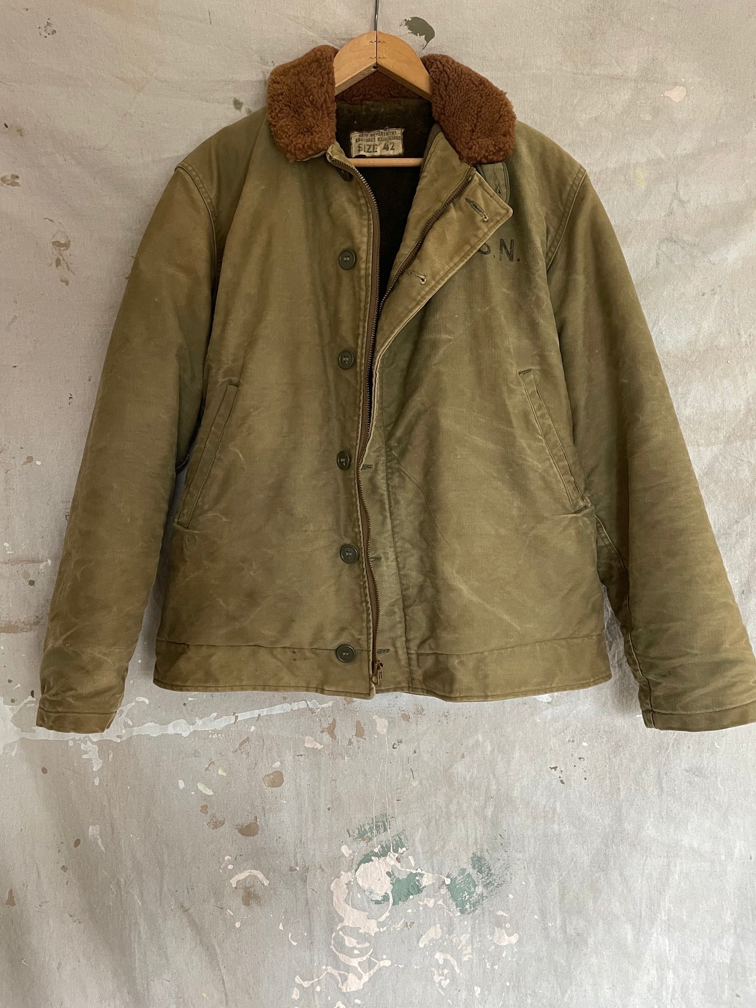 40s N1 Deck Jacket – Double Barrel Dry Goods 40s N1 Deck Jacket – Double Barrel Dry Goods