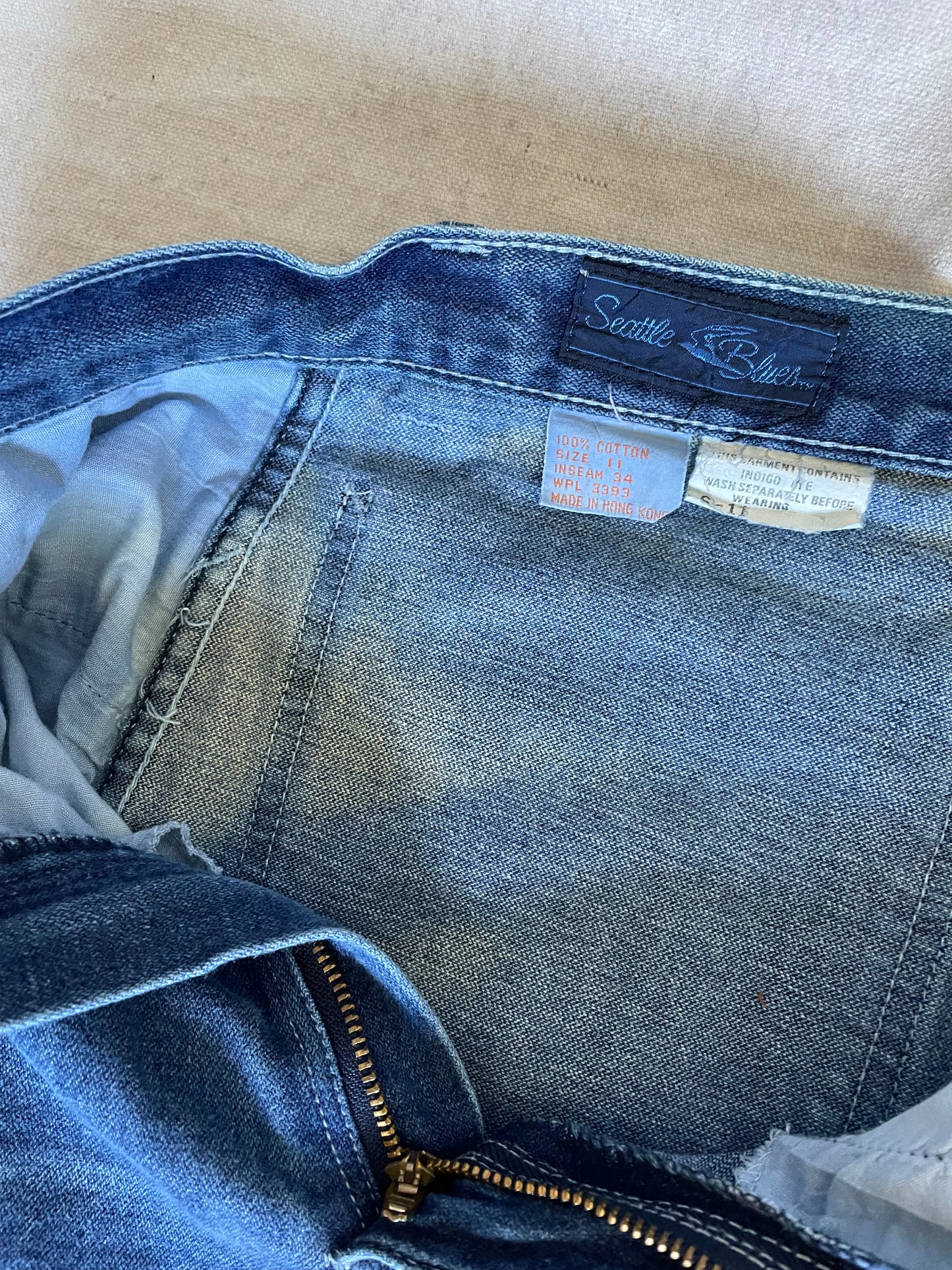 80s High Waist Seattle Blues Jeans