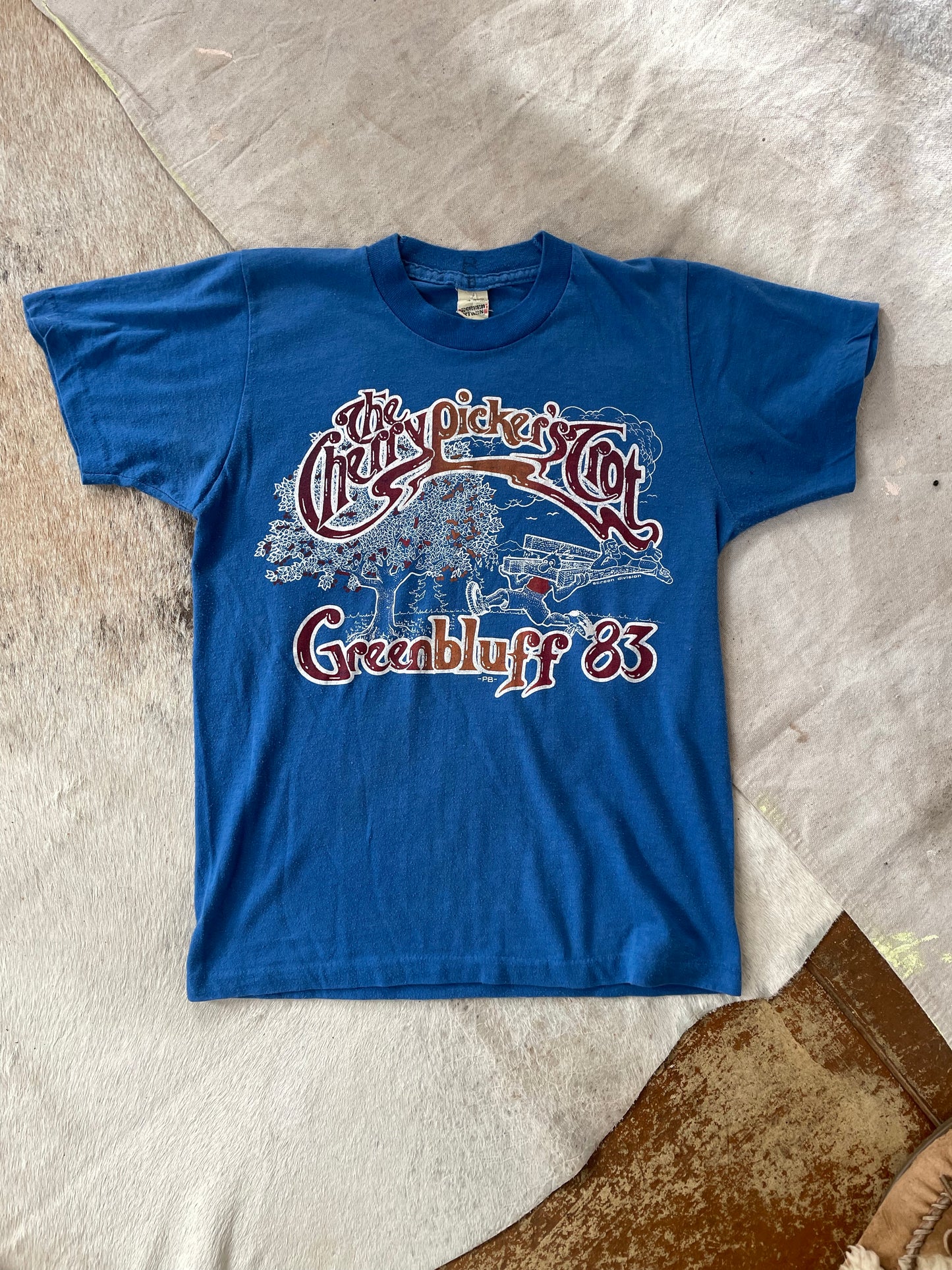 The Cherry Pickers Trot, Greenbluff ‘83 tee