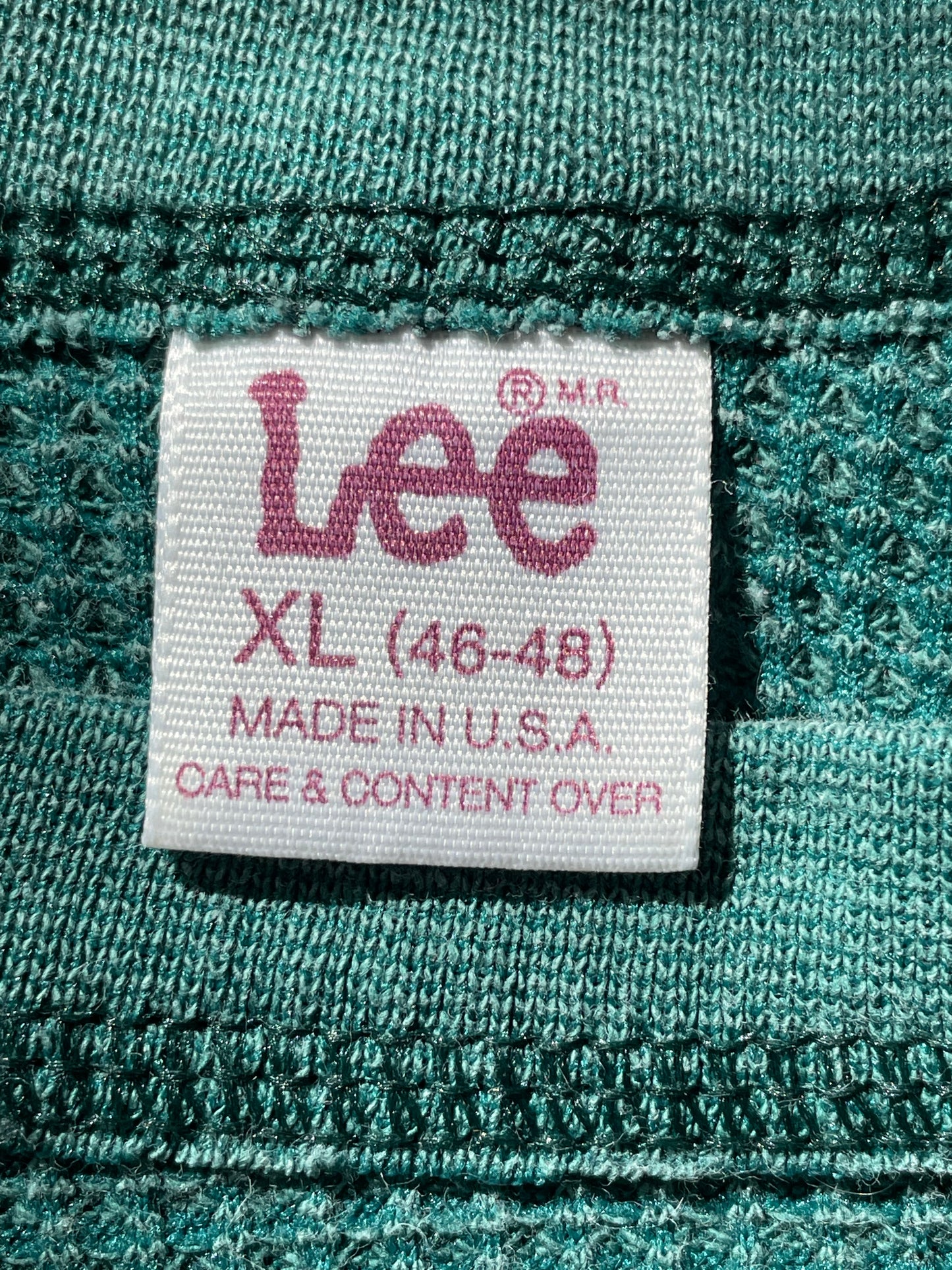 80s Lee Teal Thermal Shirt