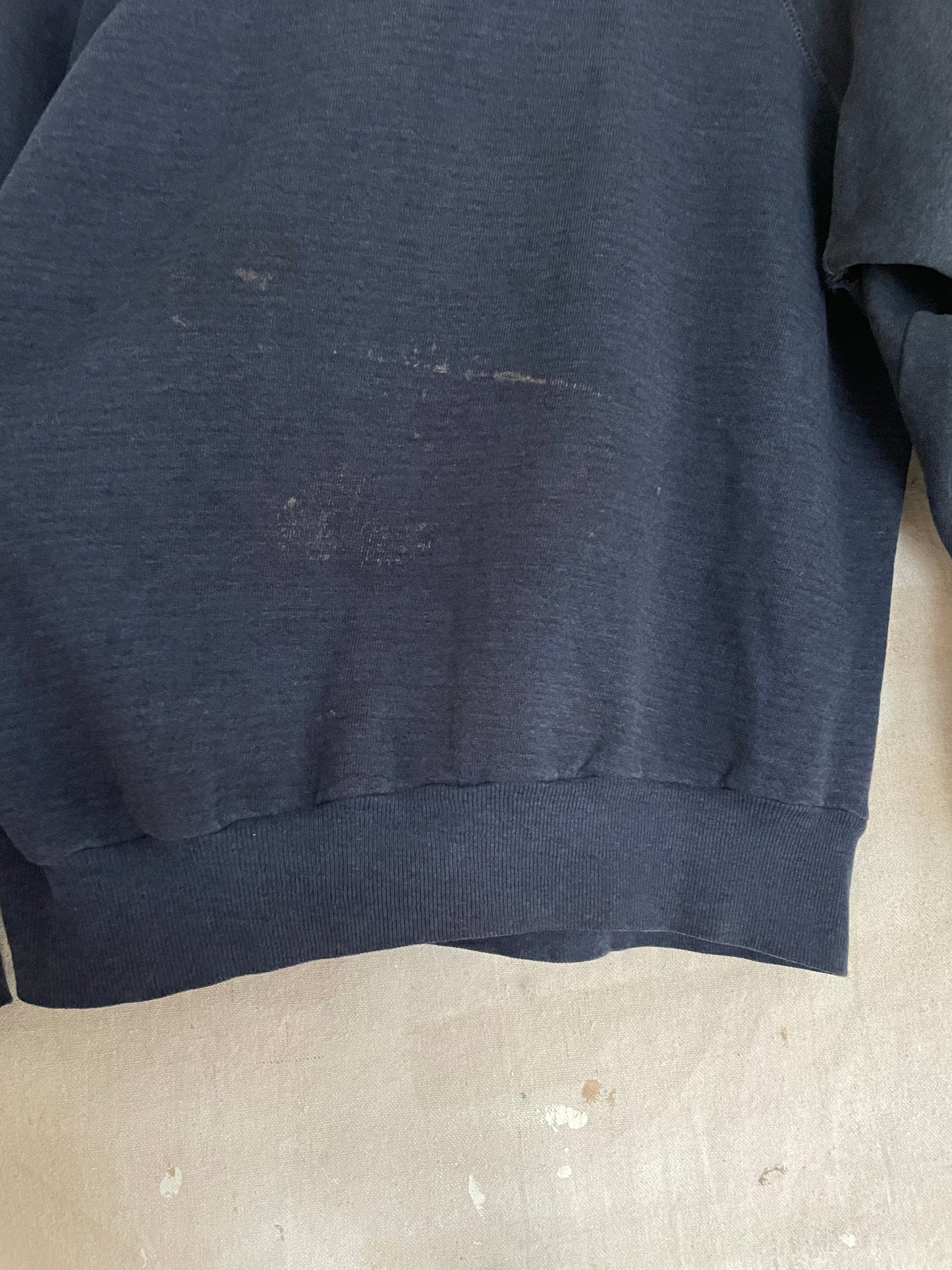 70s Blank Navy Blue Sweatshirt