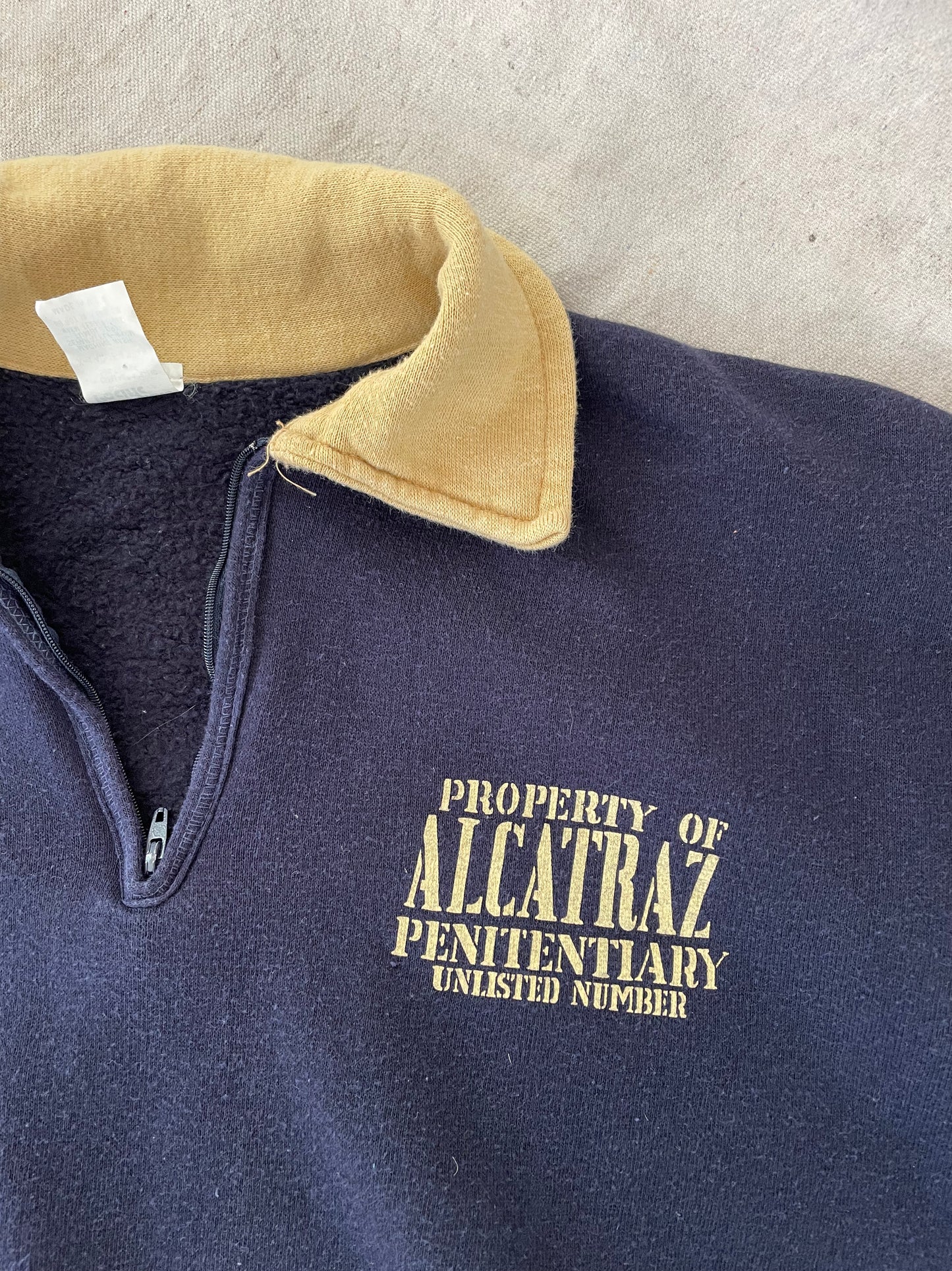 80s Property Of Alcatraz Penitentiary Sweatshirt