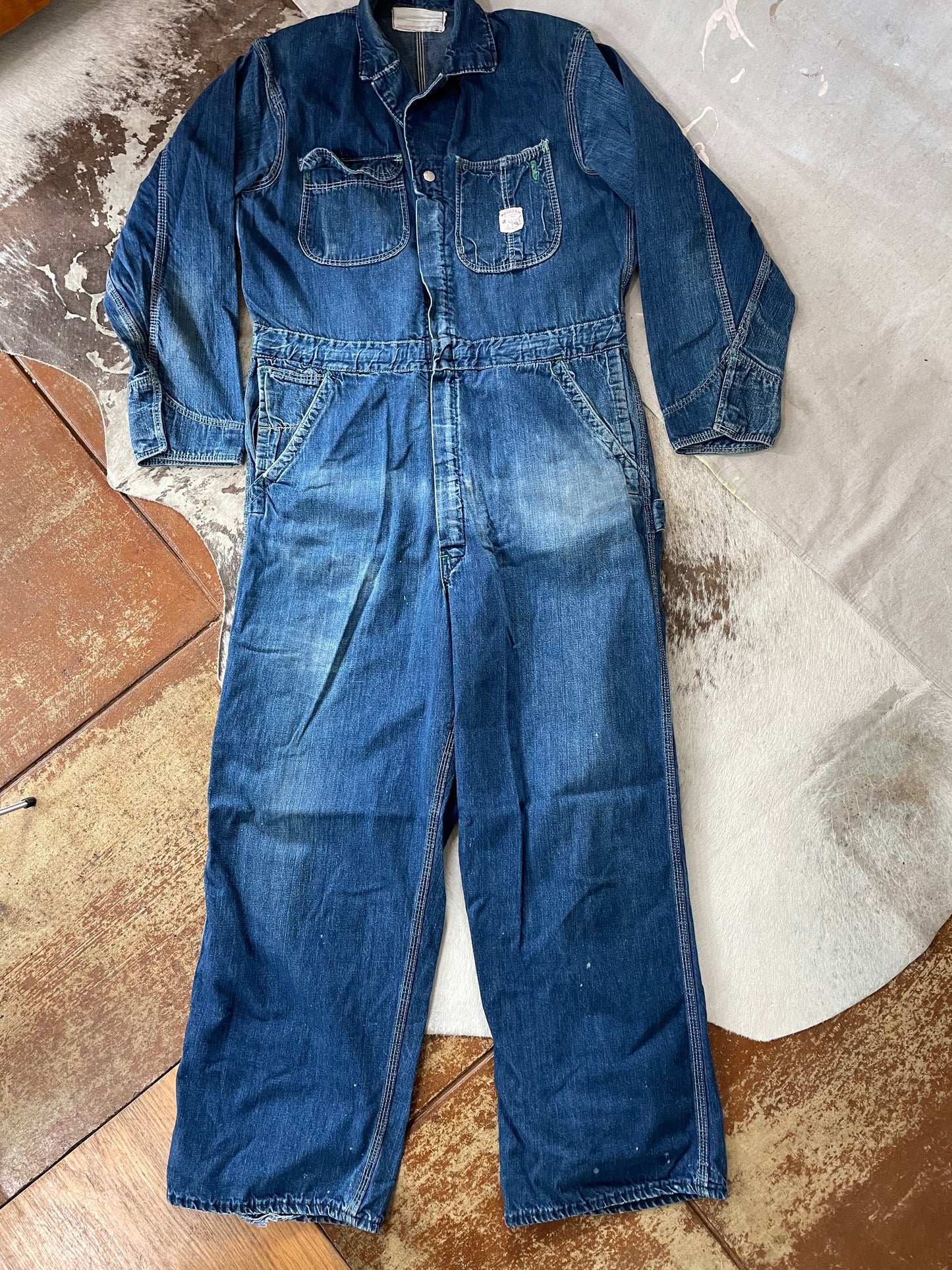 70s Pointer Brand Denim Coveralls – Double Barrel Dry Goods