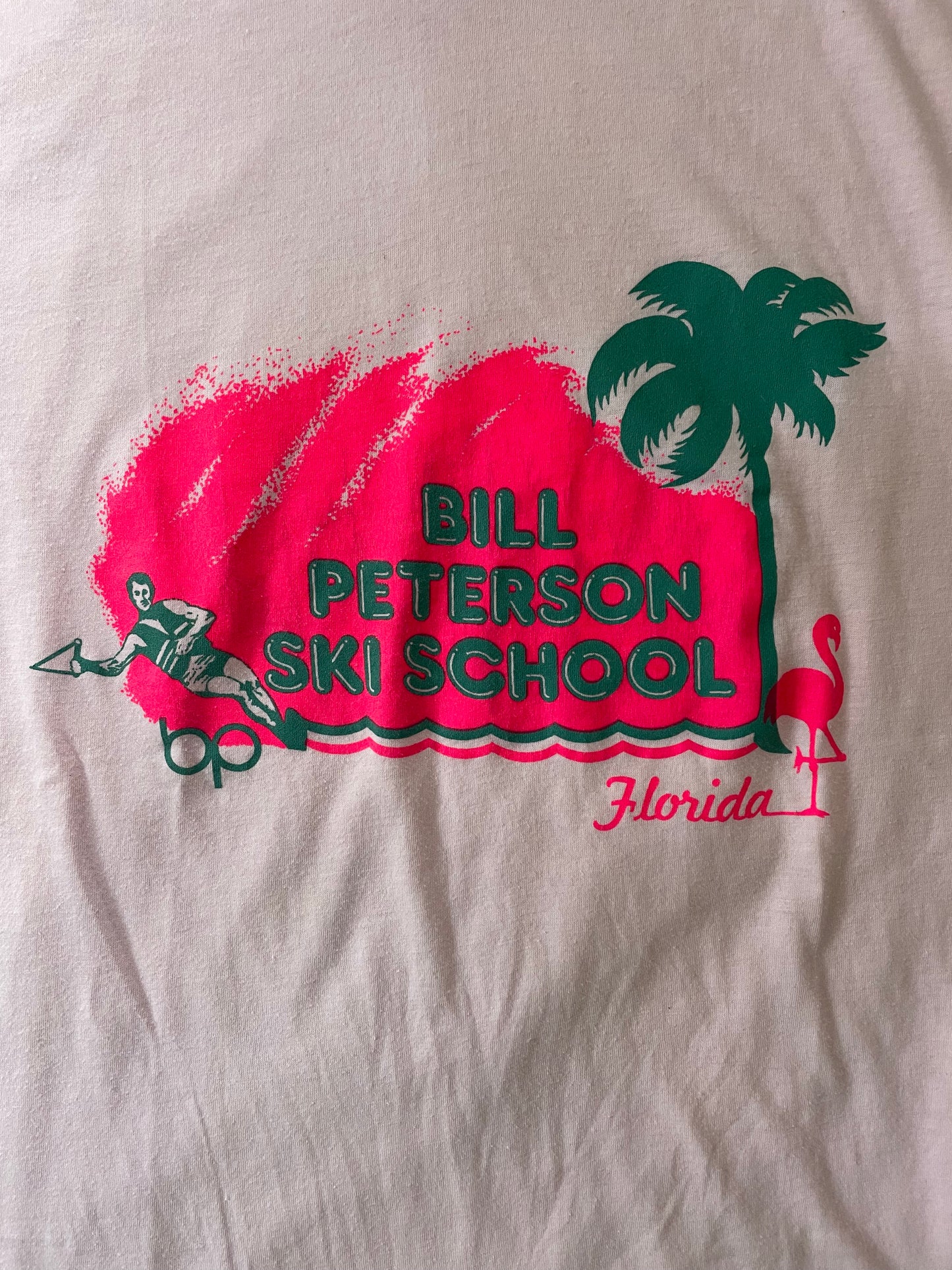 80s Bill Peterson Ski School Florida Tee