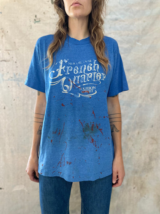 80s Bourbon Street French Quarter New Orleans Tee