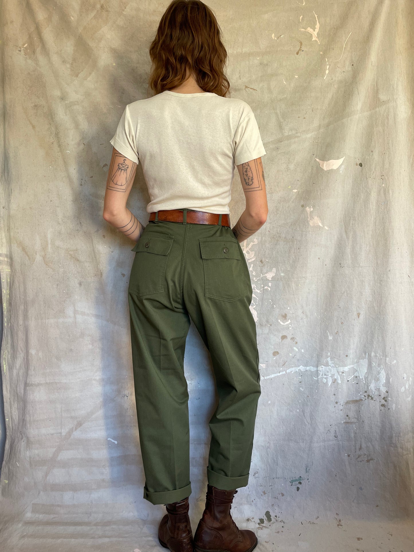 80s OG507 Army Trousers