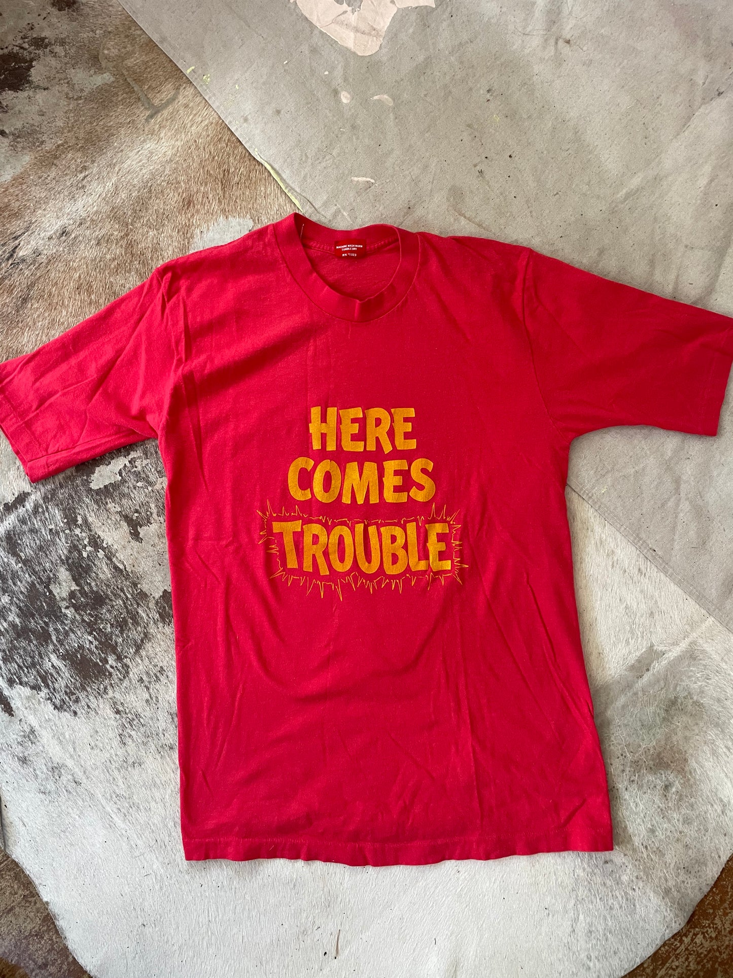 80s Here Comes Trouble Tee
