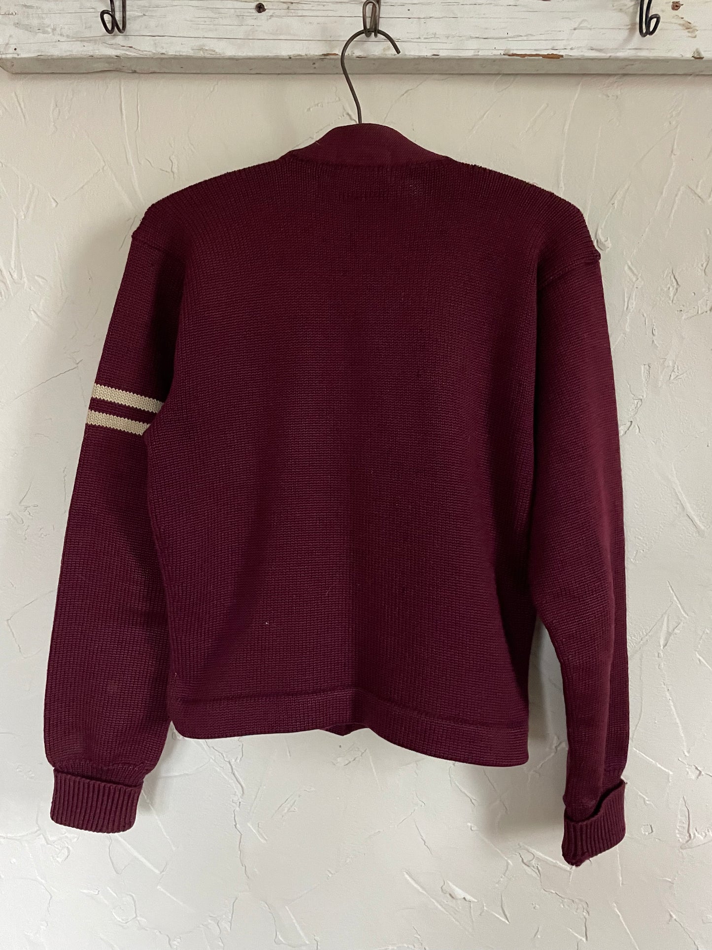 40s Maroon Varsity Sweater
