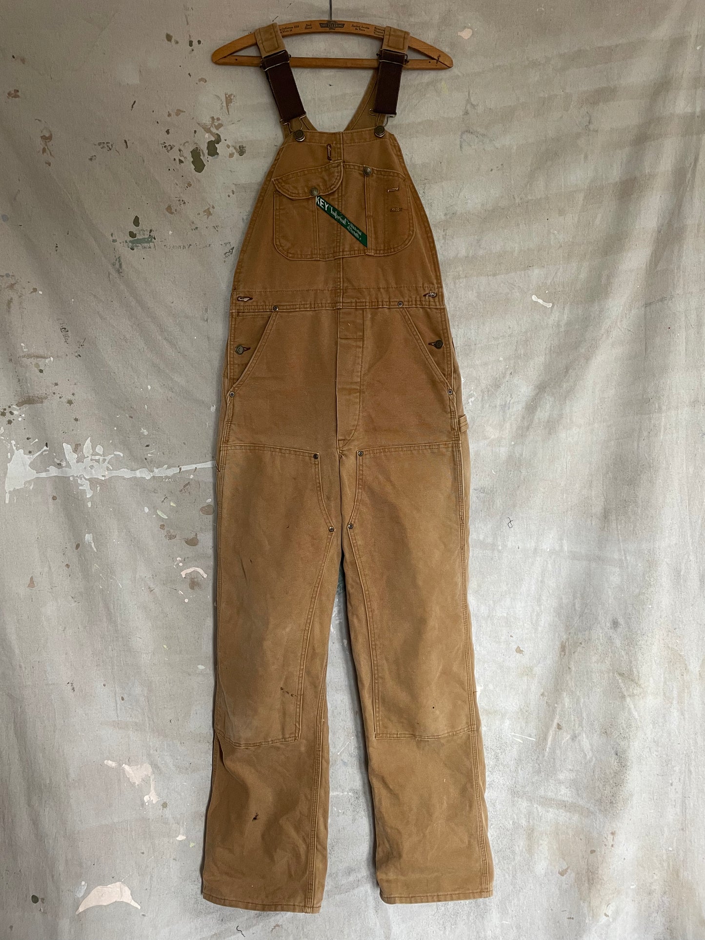 80s Key Imperial Double Knee Overalls