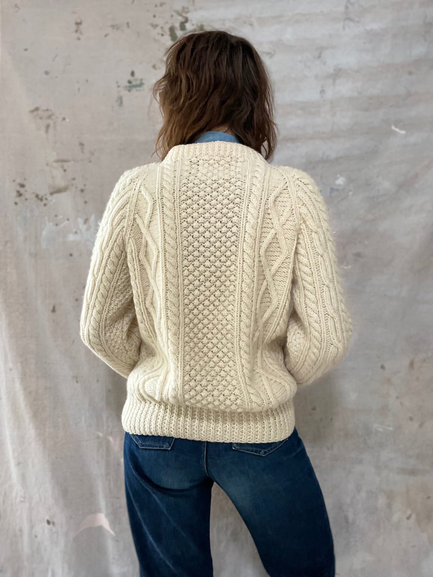 Irish Knit Fisherman Sweater