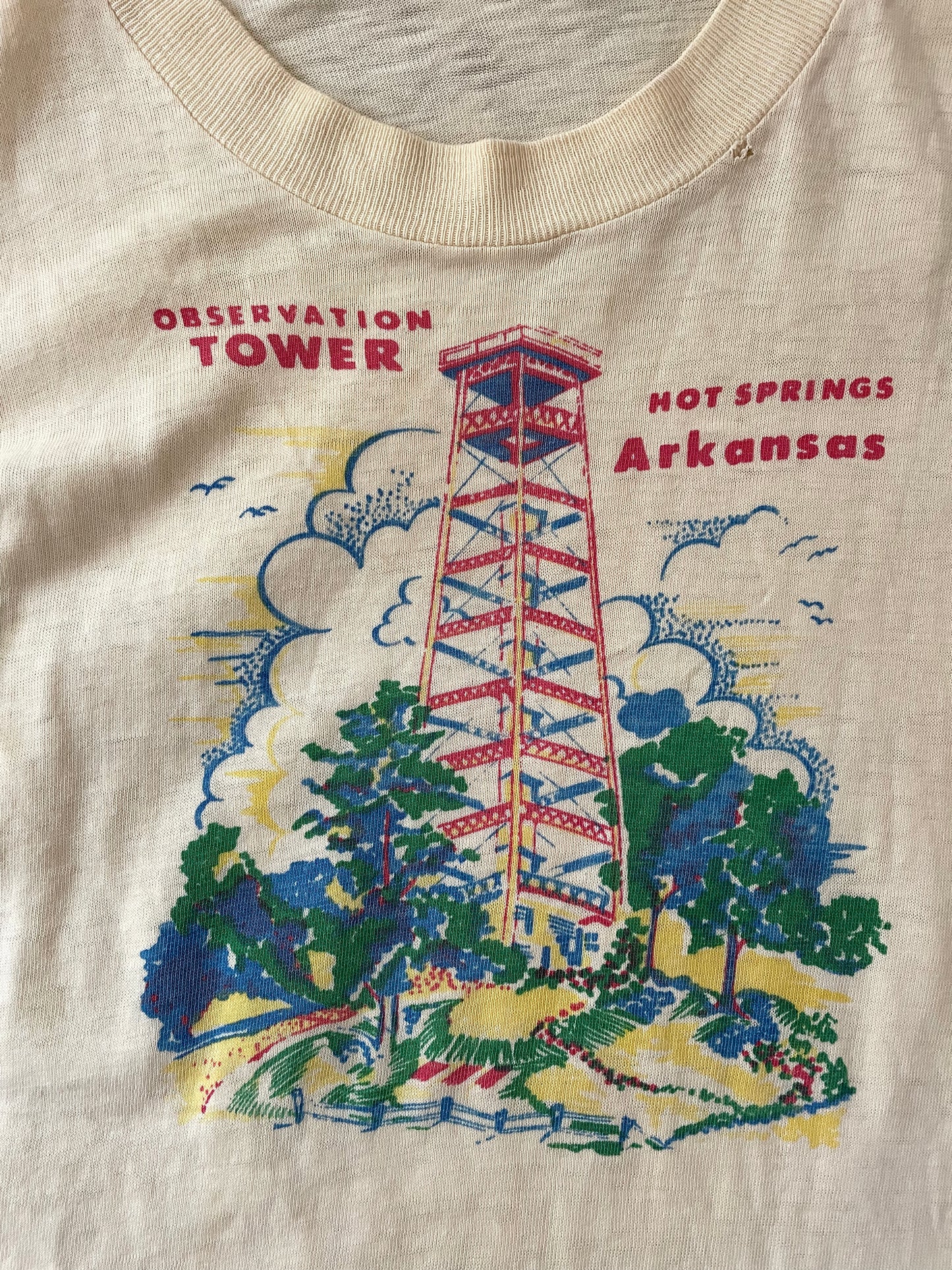 50s/60s Arkansas Hot Springs Observation Tower Tee