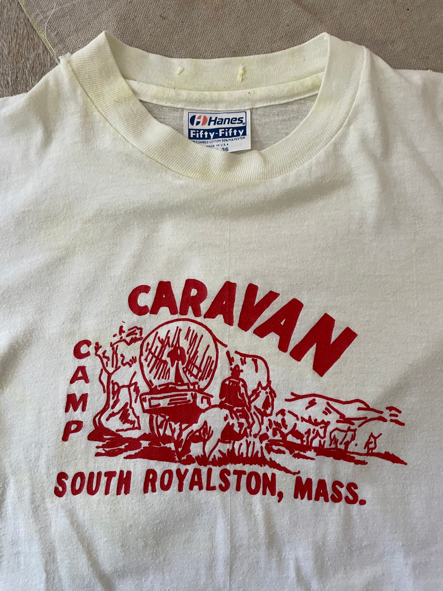 80s Camp Caravan, South Royalston, Mass. Tee
