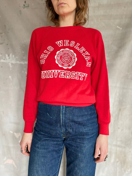 80s Ohio Wesleyan University Sweatshirt