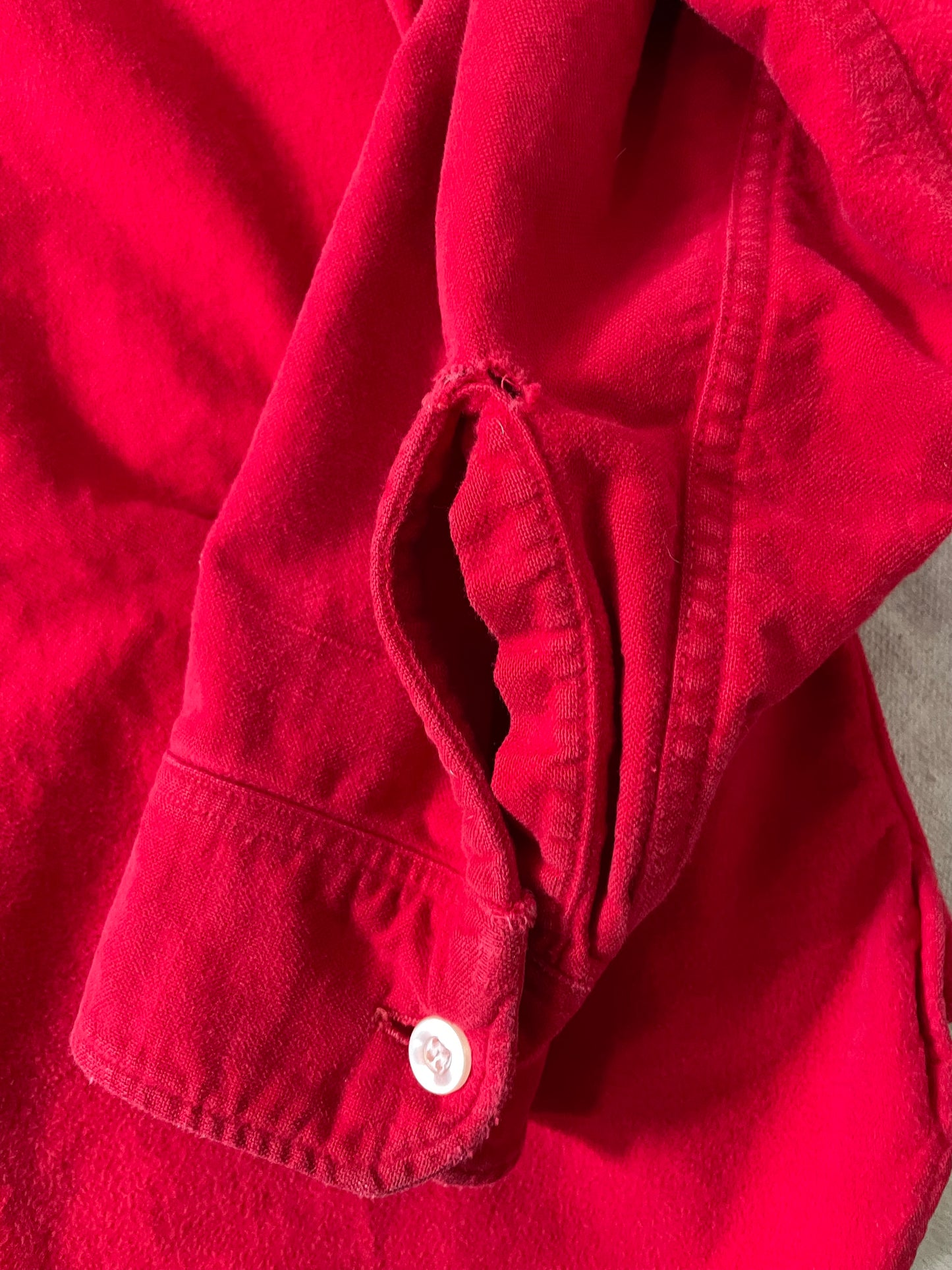 40s/50s Penney’s Red Button Down ⁣Shirt