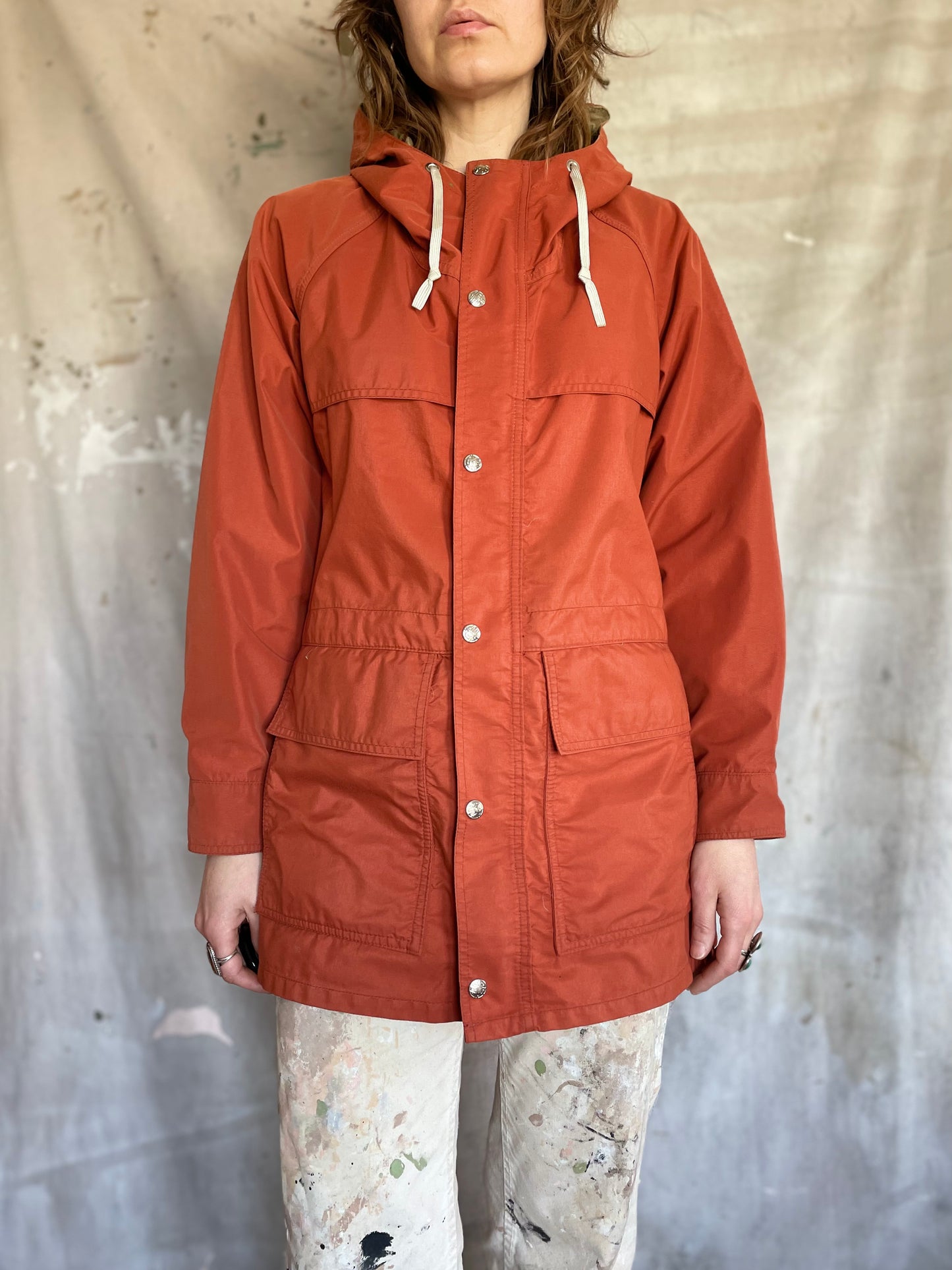 80s REI Rust Wind Breaker Coat