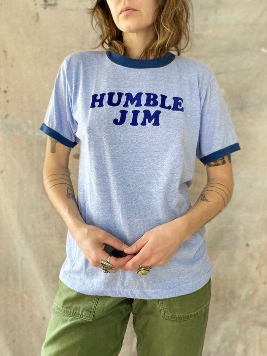 80s Flocked Humble Jim Ringer Tee