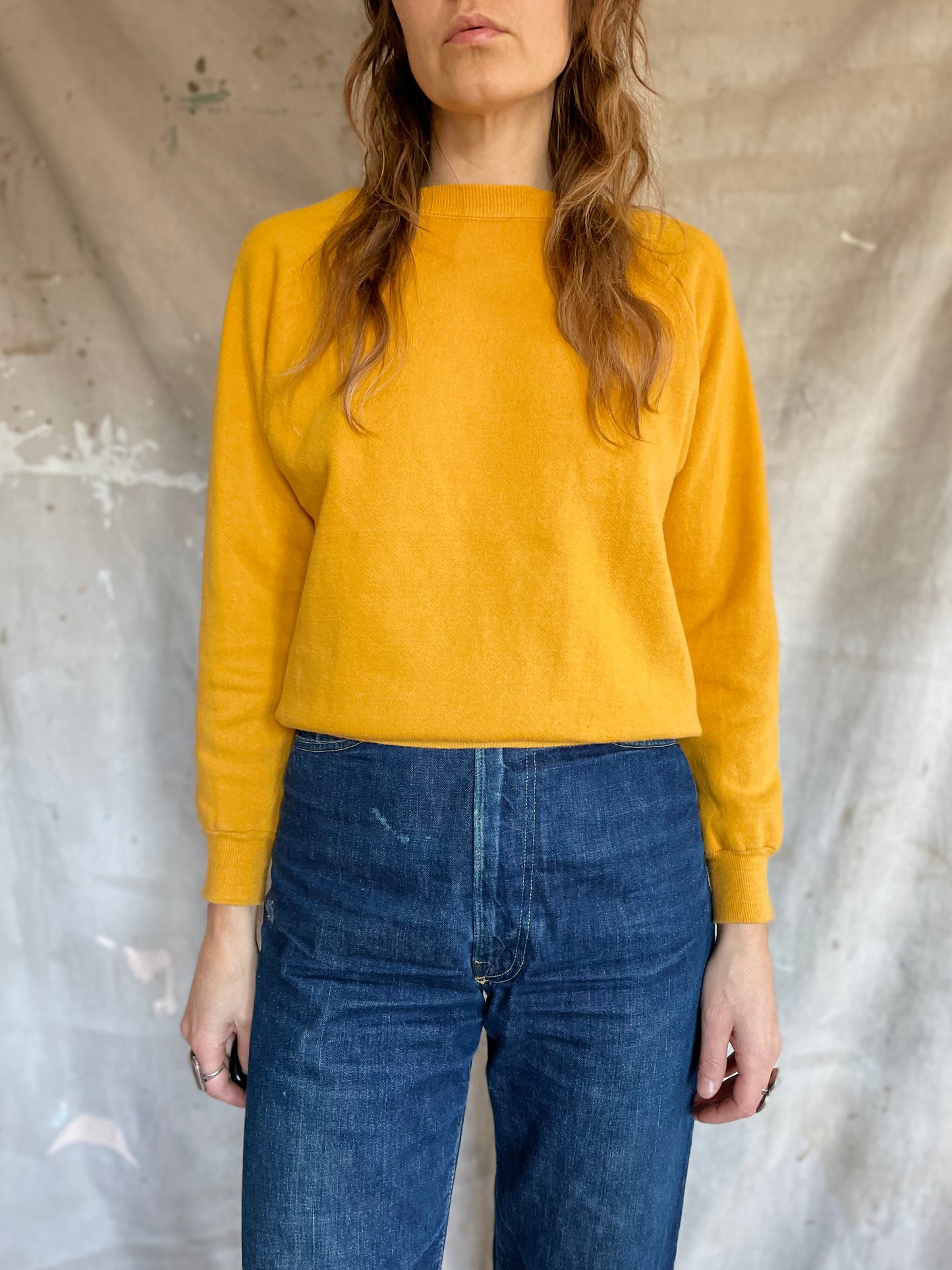 70s Blank Golden Sweatshirt
