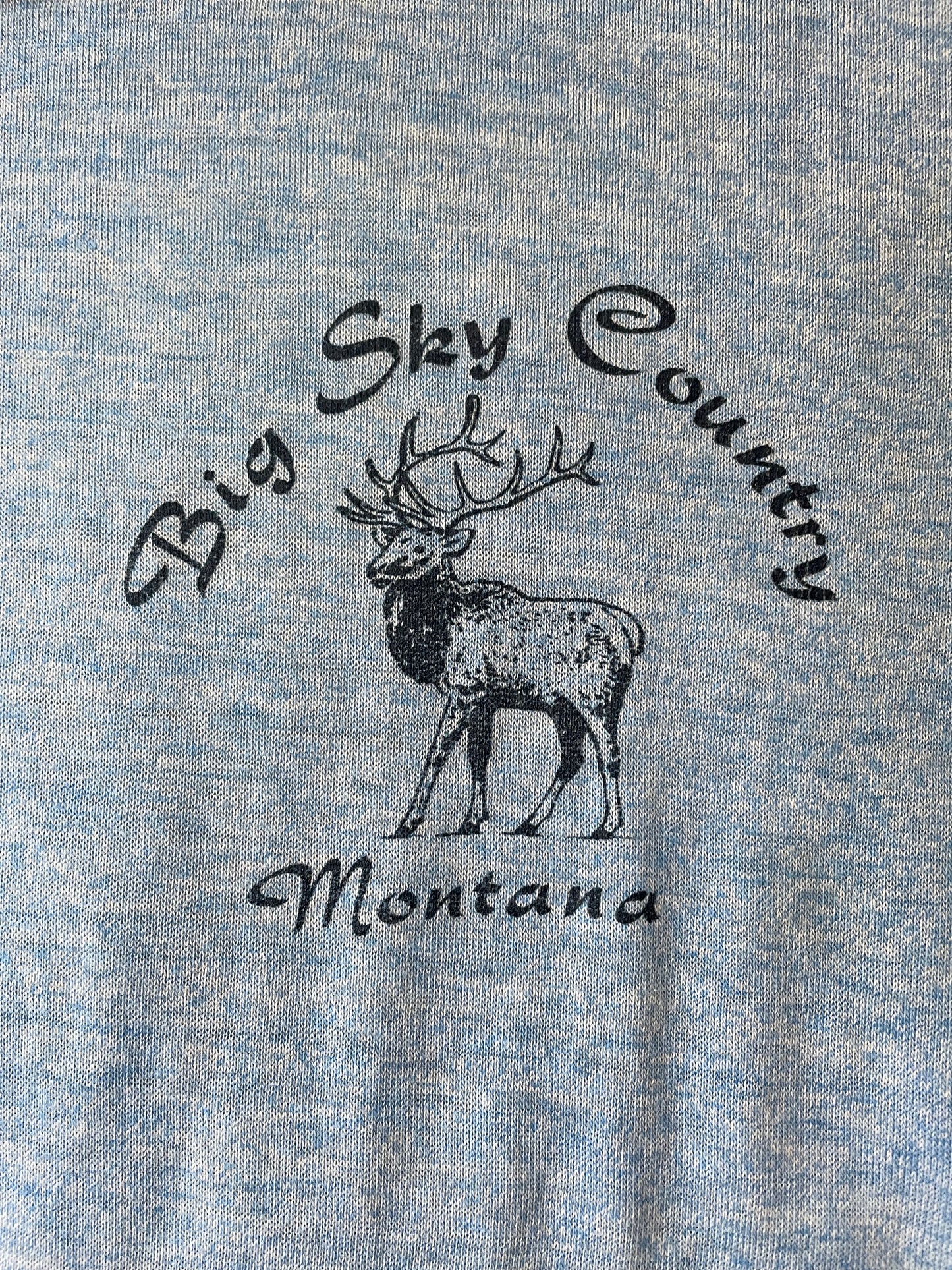 70s Big Sky Country Montana Ringer Tee