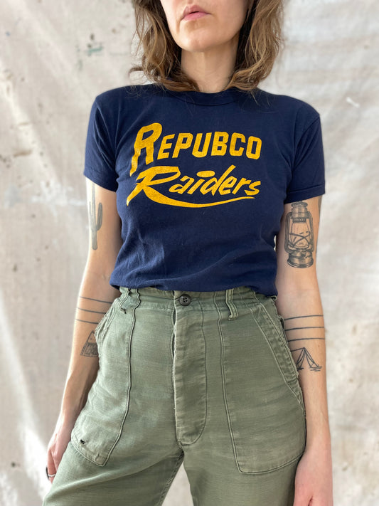 60s Russell Southern Co Repubco Raiders Tee