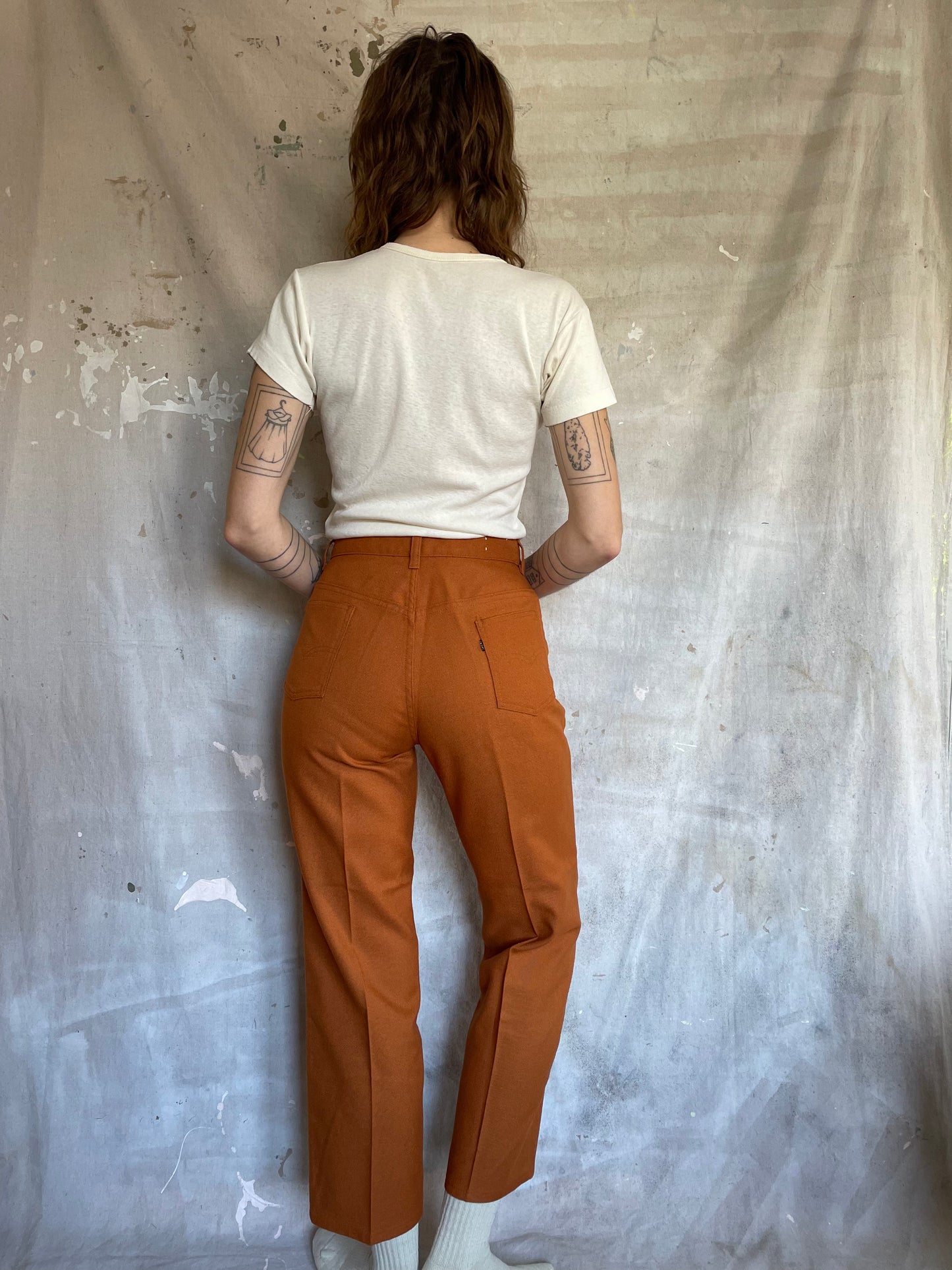 70s Big E Levi’s Rust Pants