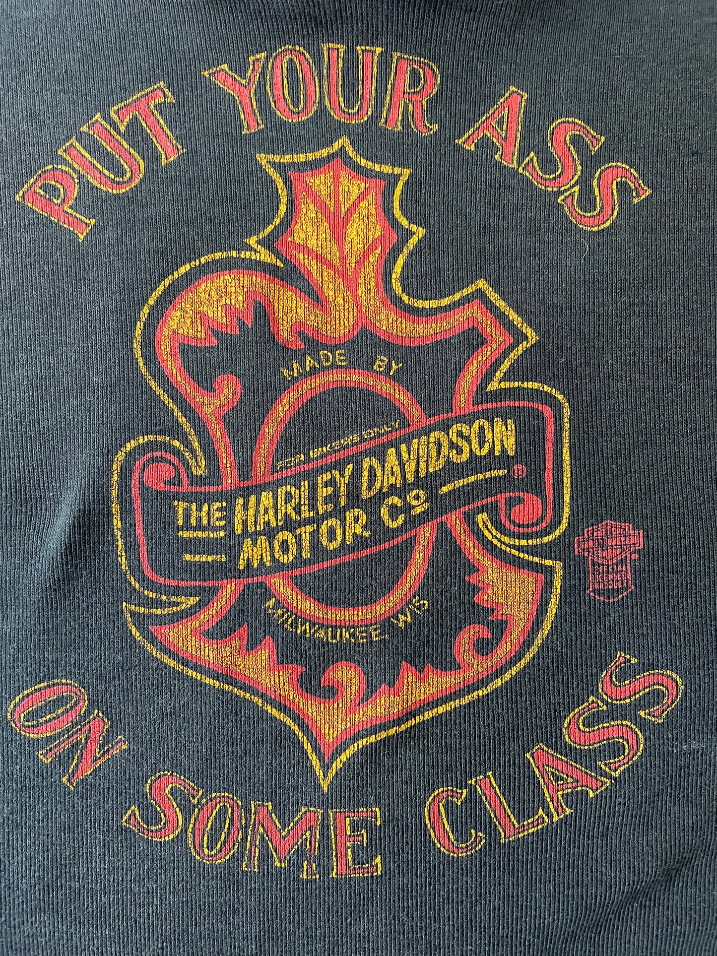 70s Put Your Ass On Some Class Harley Davidson Tank Top