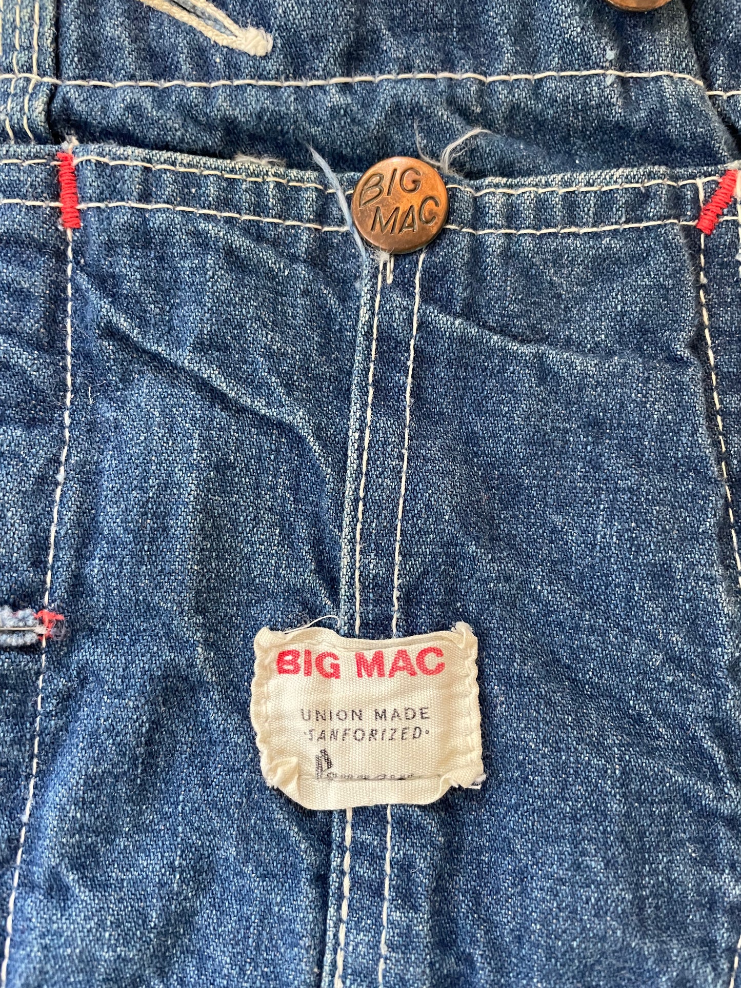 60s Big Mac Low Back Overalls